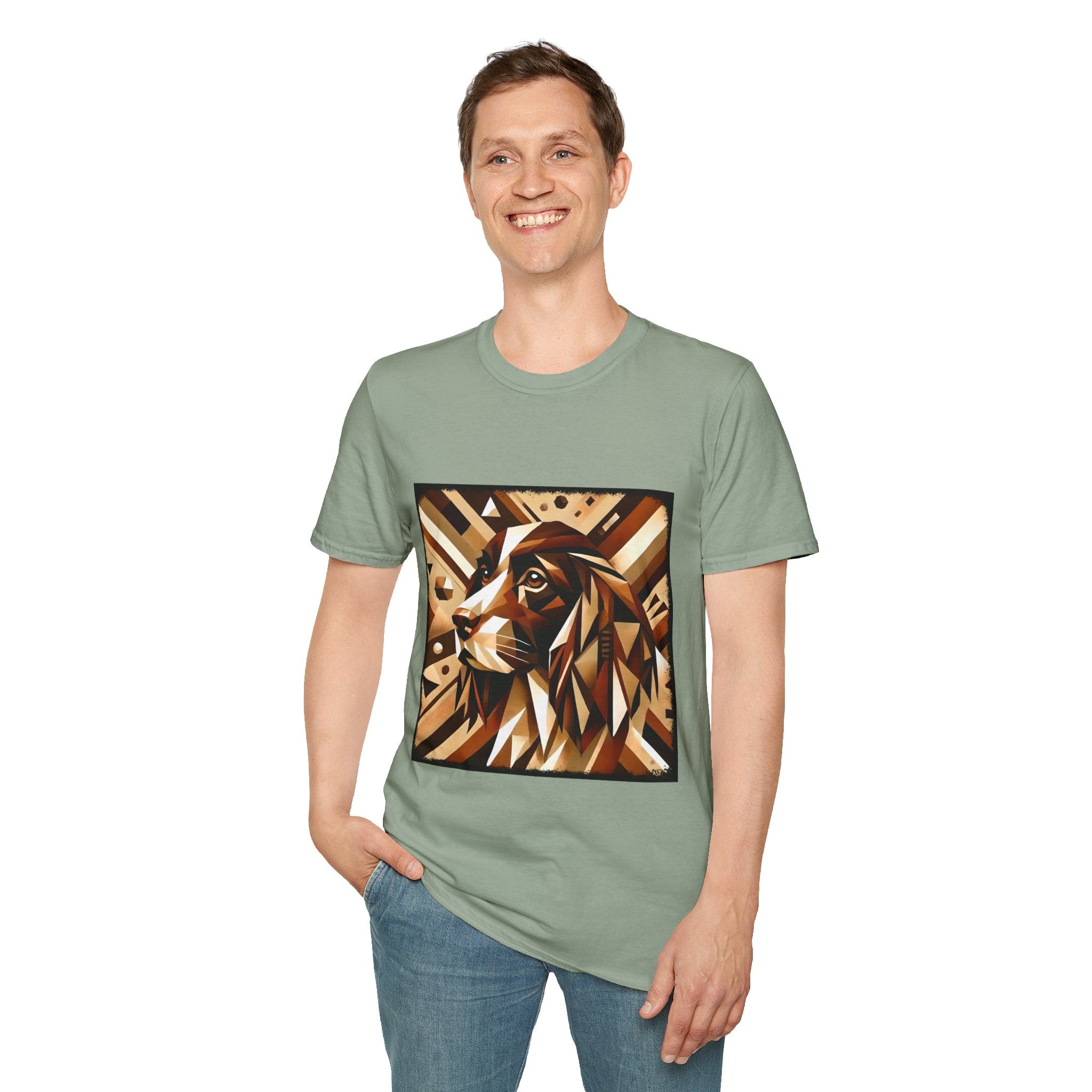 English Springer Spaniel Warm Geometric | Unisex Dog T-Shirt