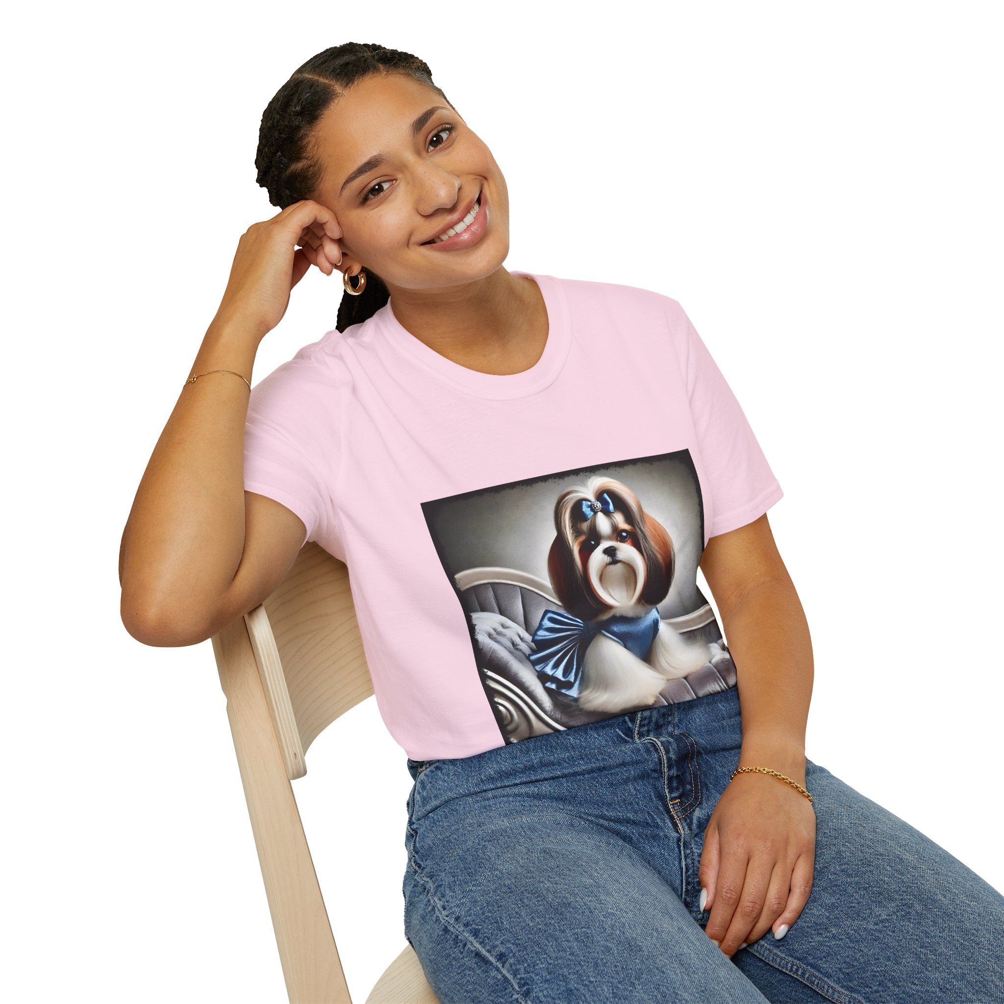 Shih Tzu Blue Belle | Unisex Dog T-Shirt