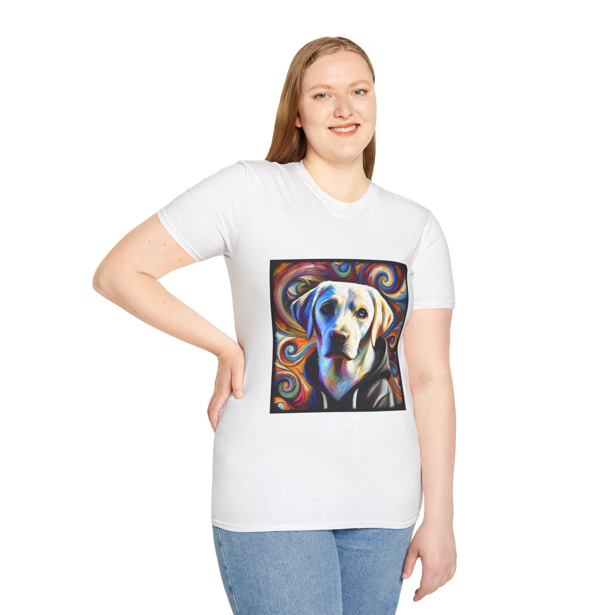 Labrador Retriever Relaxed Swirl | Unisex Dog T-Shirt