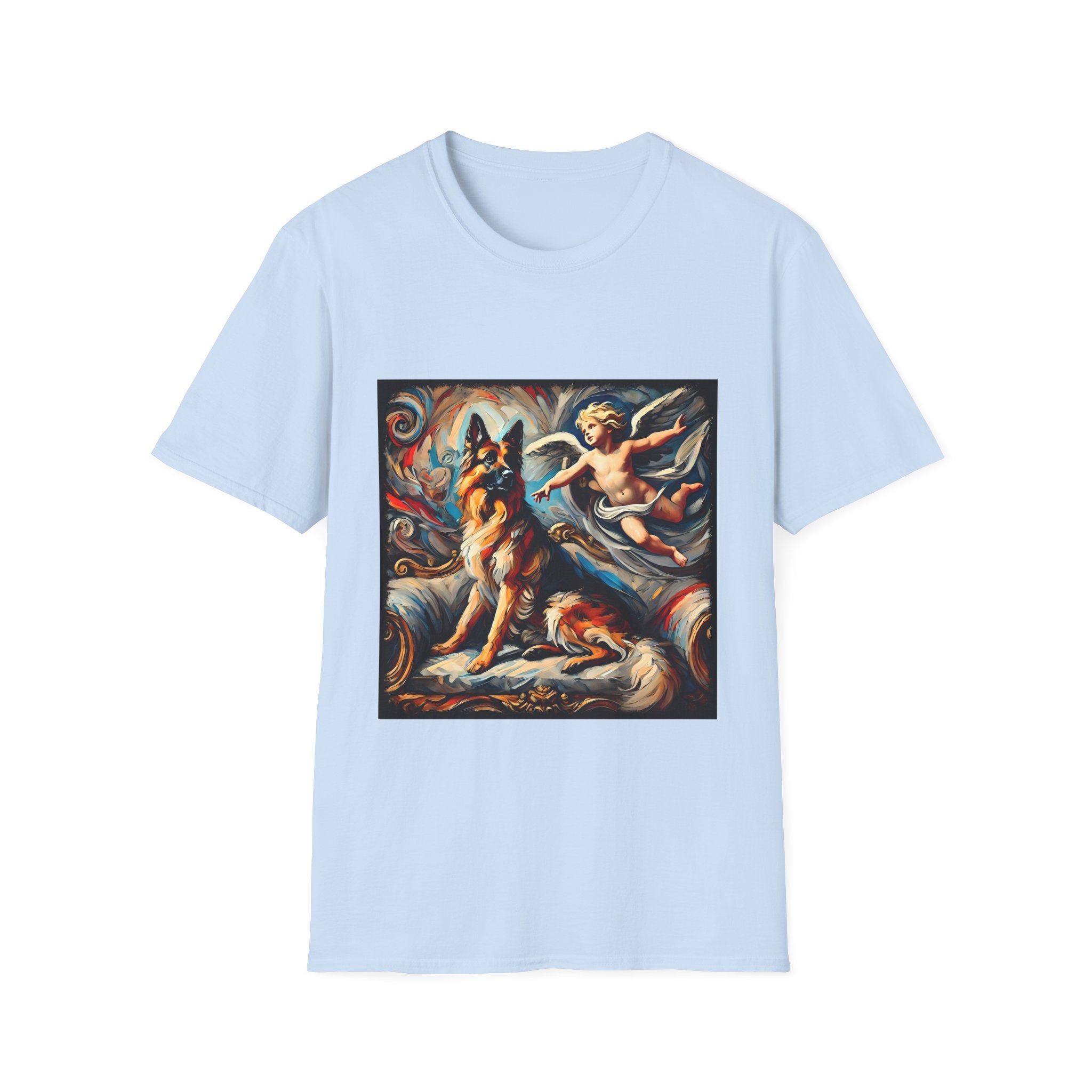 German Shepherd Divine Swirl | Unisex Dog T-Shirt
