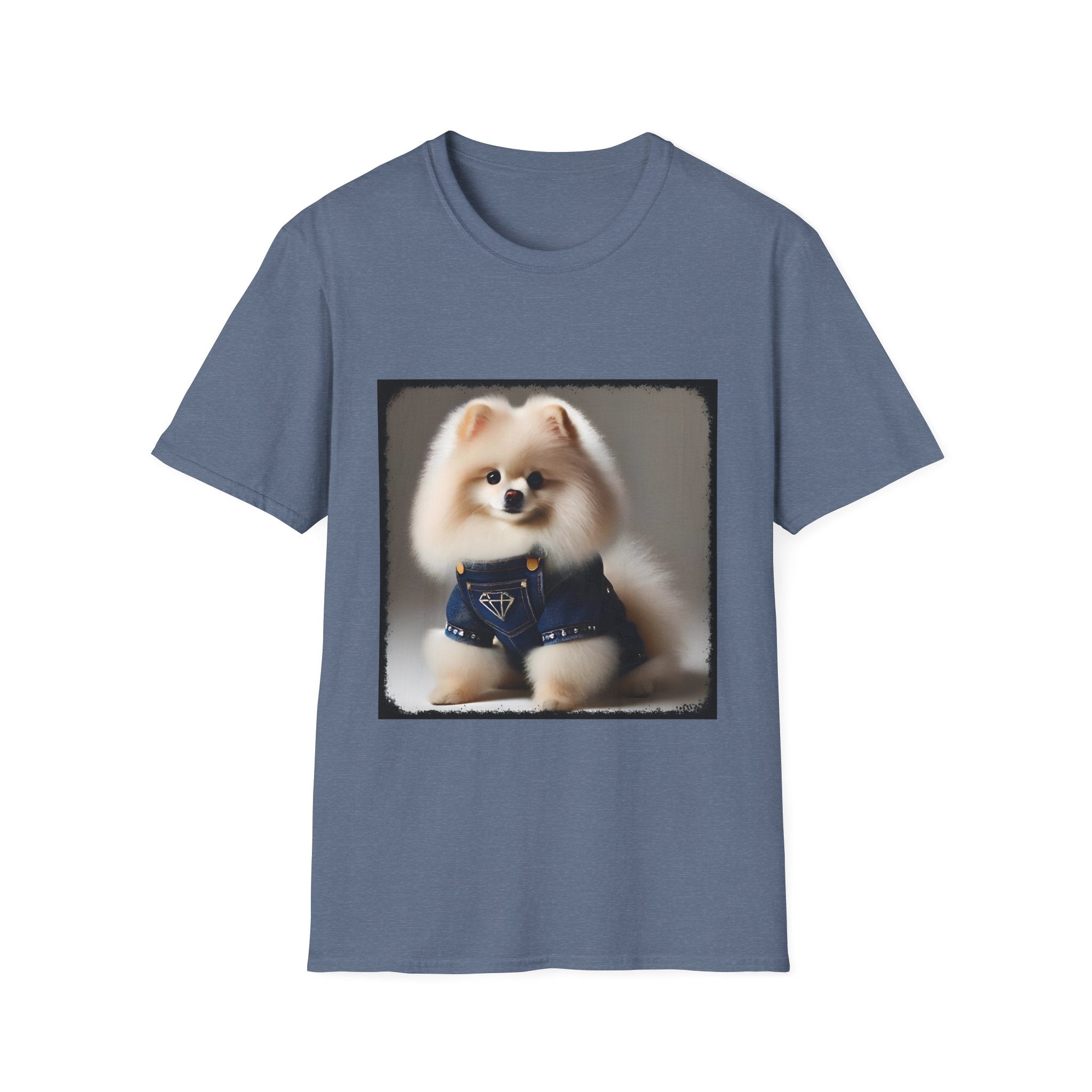Pomeranian Pure Denim | Unisex Dog T-Shirt