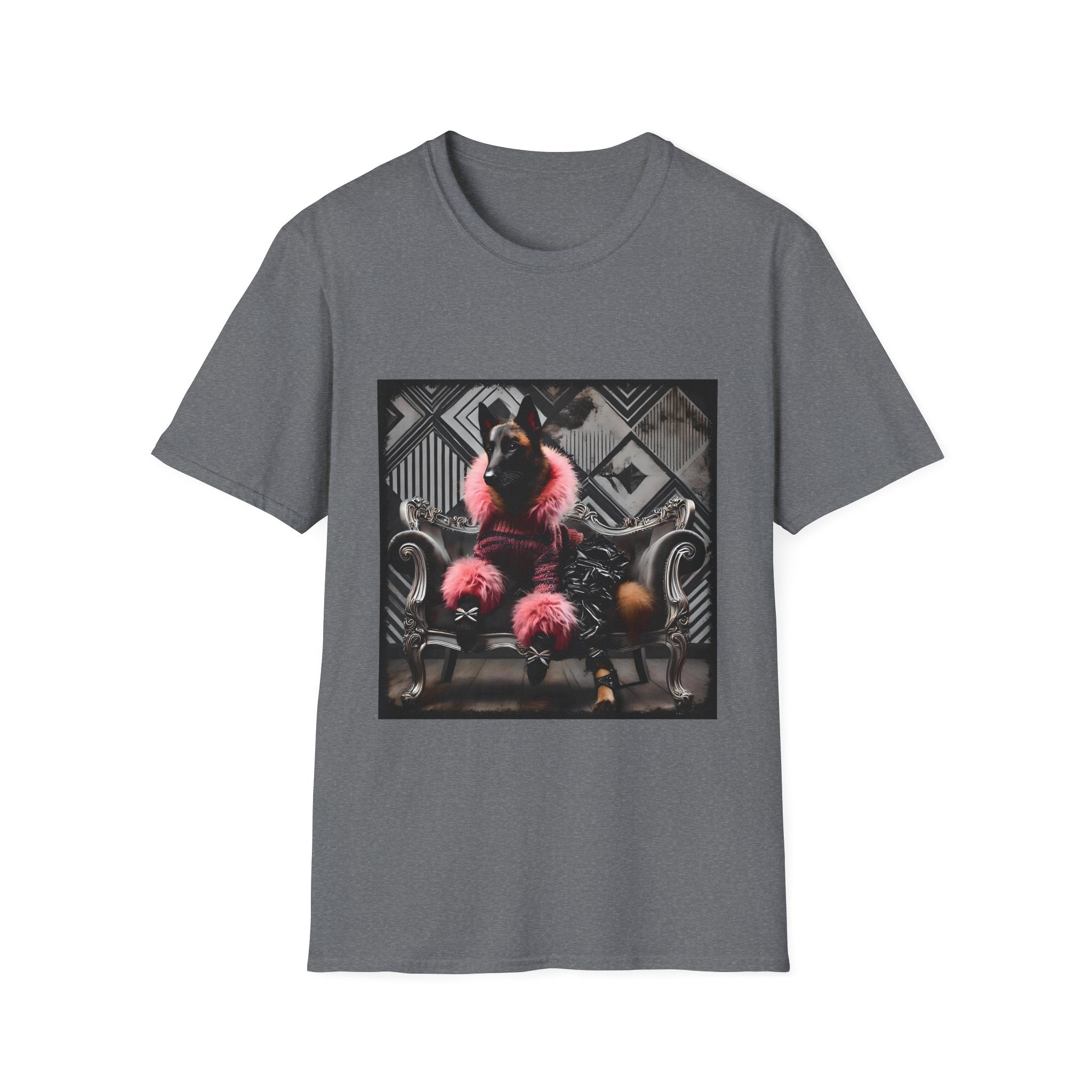 Belgian Malinois Chic Rocker | Unisex Dog T-Shirt