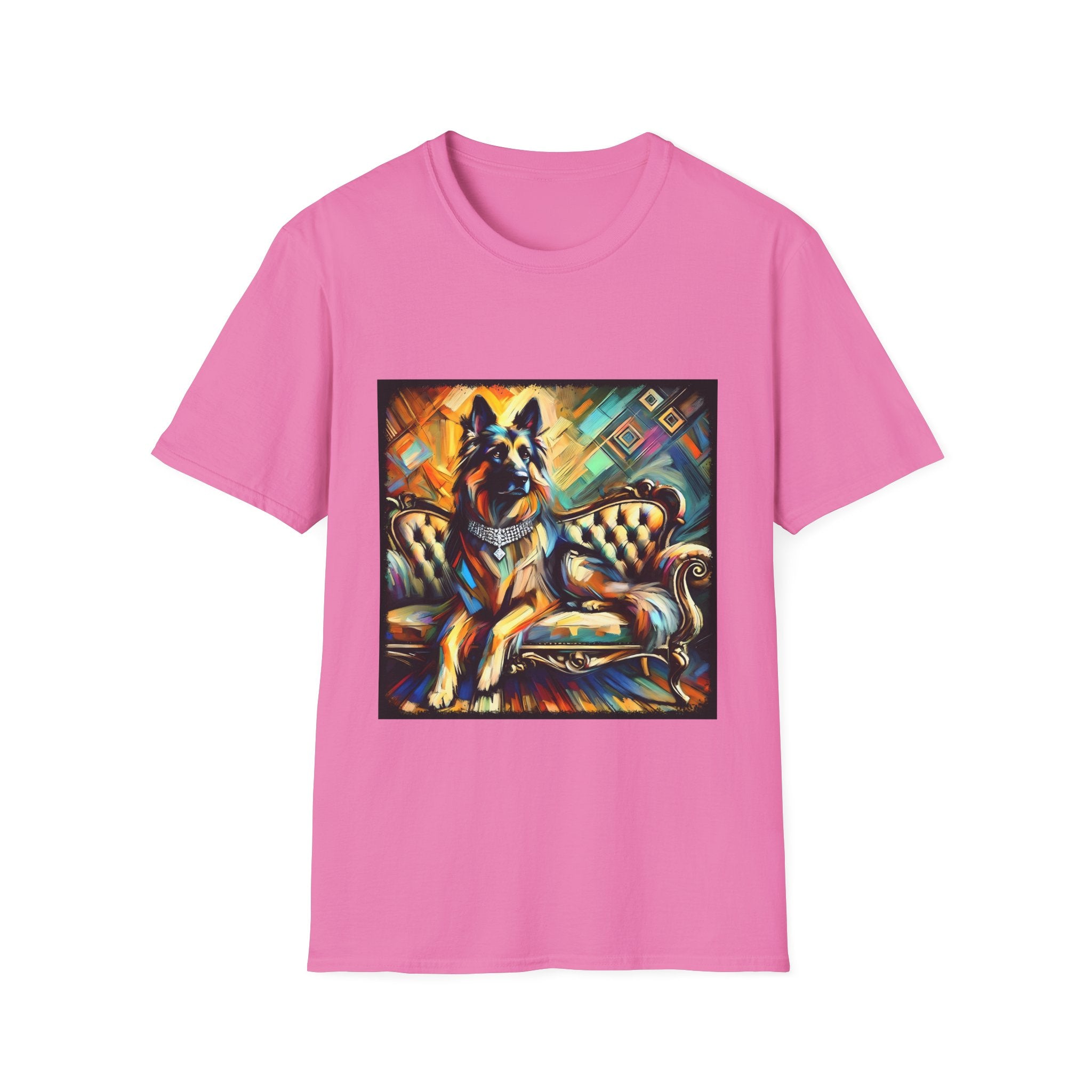 German Shepherd Diamond Multicolor Classic | Unisex Dog T-Shirt