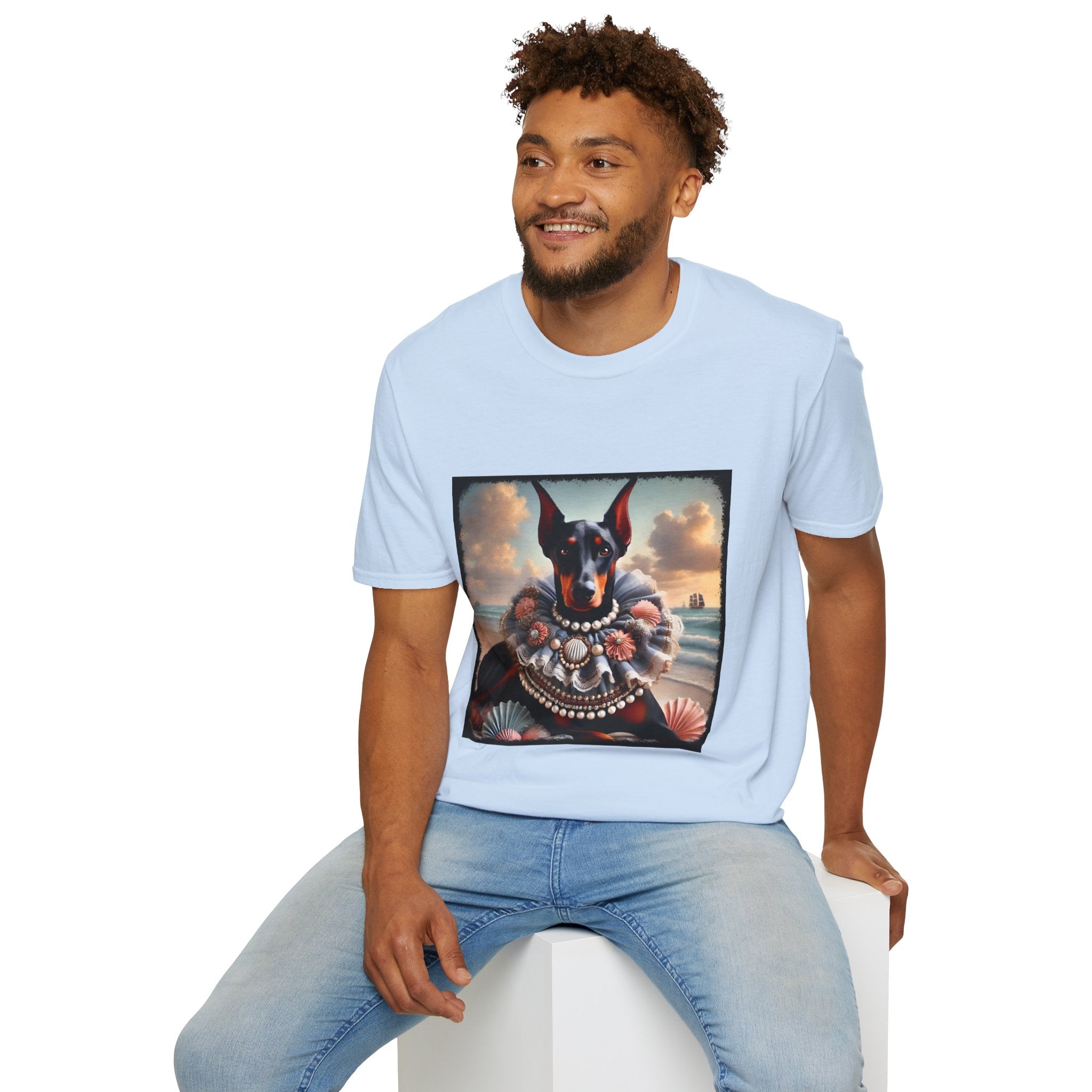 Doberman Pinscher Beach Dream | Unisex Dog T-Shirt