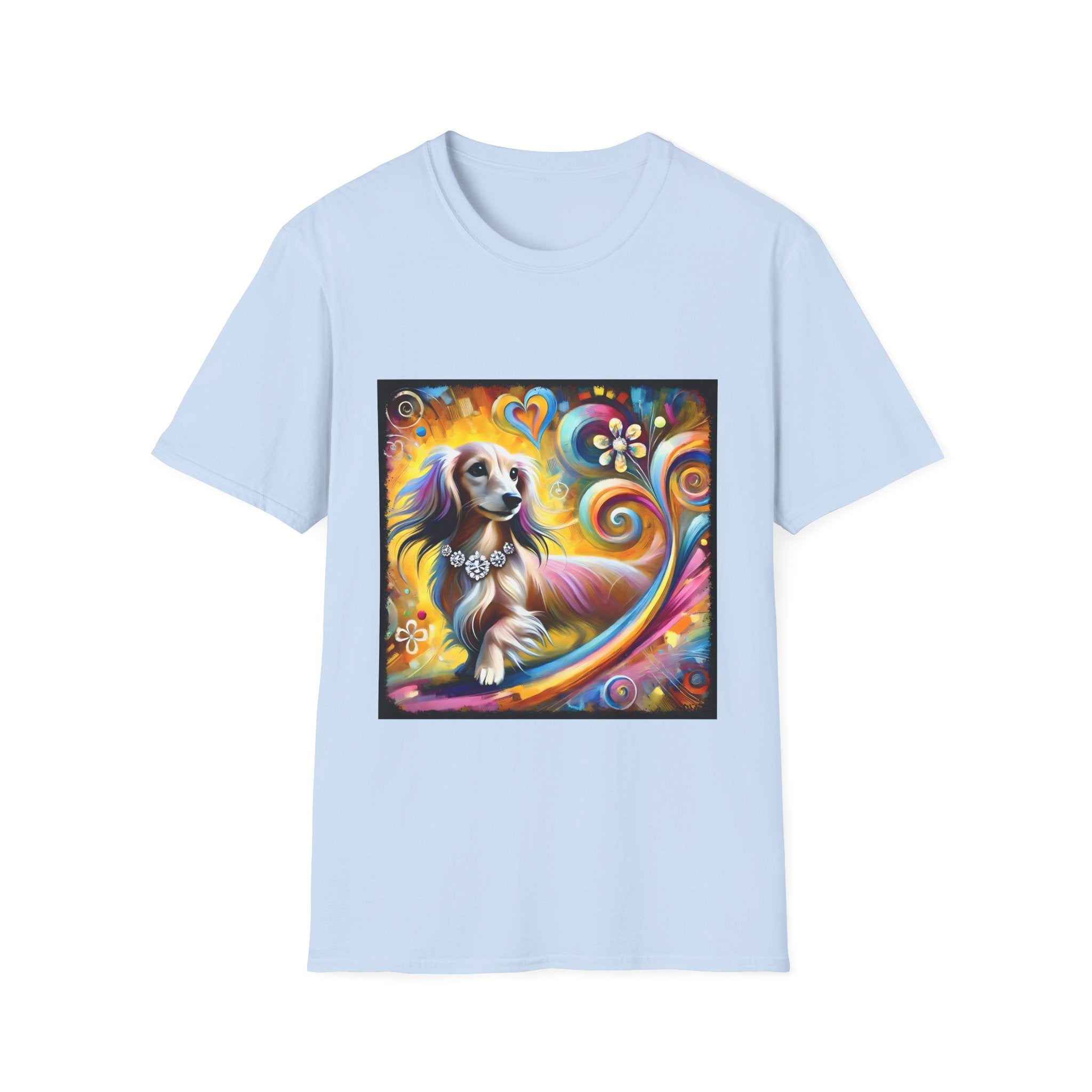 Dachshund Bold Diamond Swirl | Unisex Dog T-Shirt