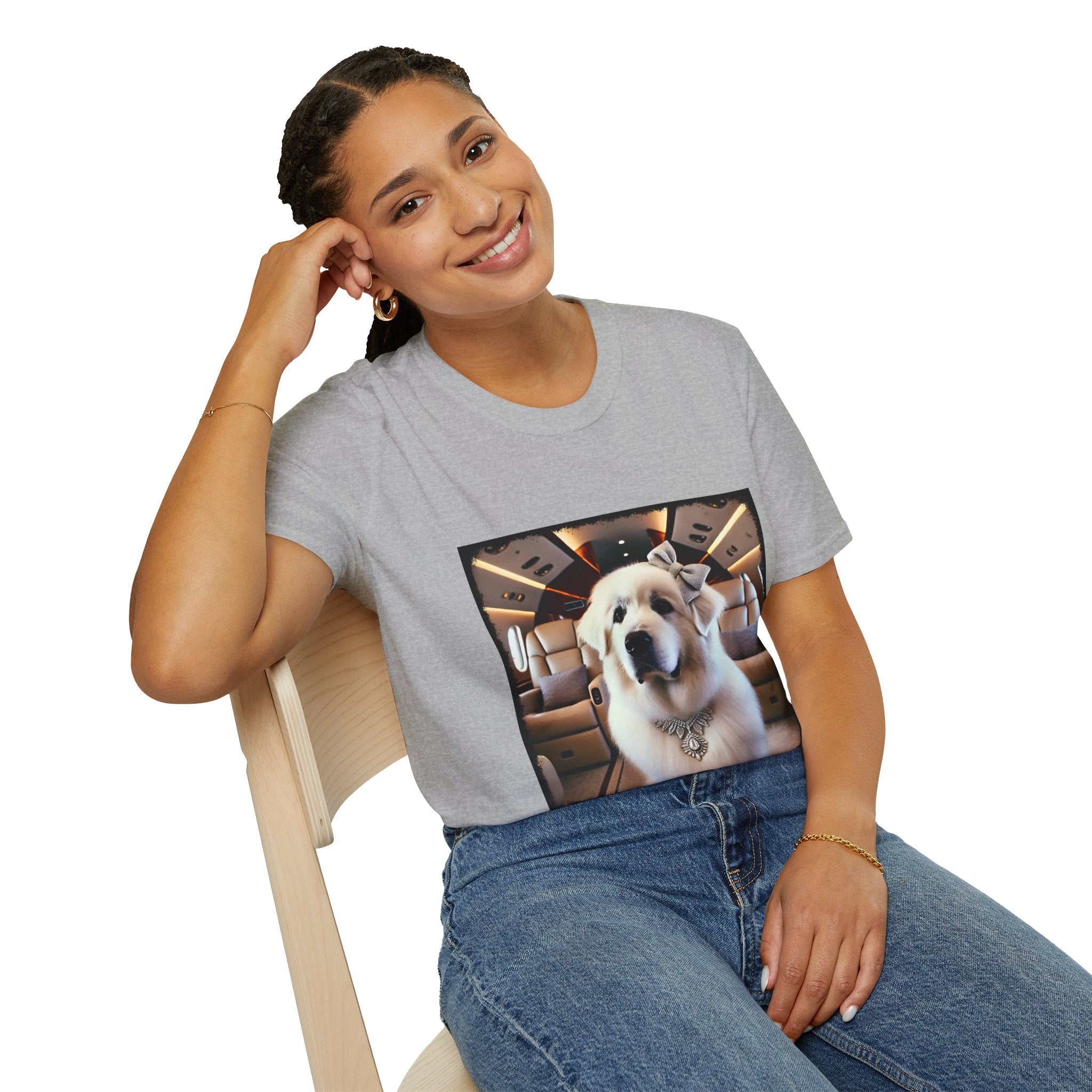 Great Pyrenees Jet Setter | Unisex Dog T-Shirt