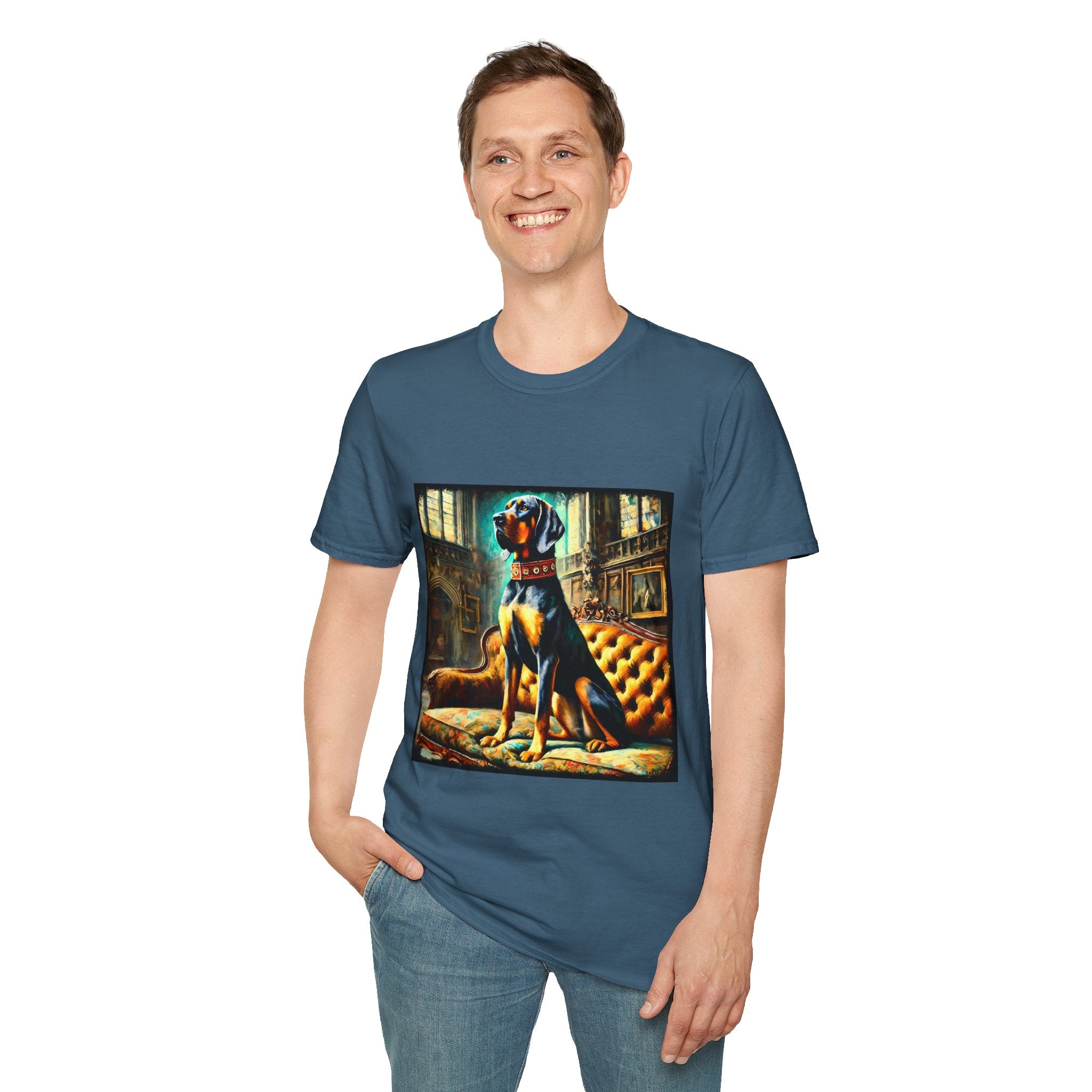 Coonhound Casual Royalty | Unisex Dog T-Shirt