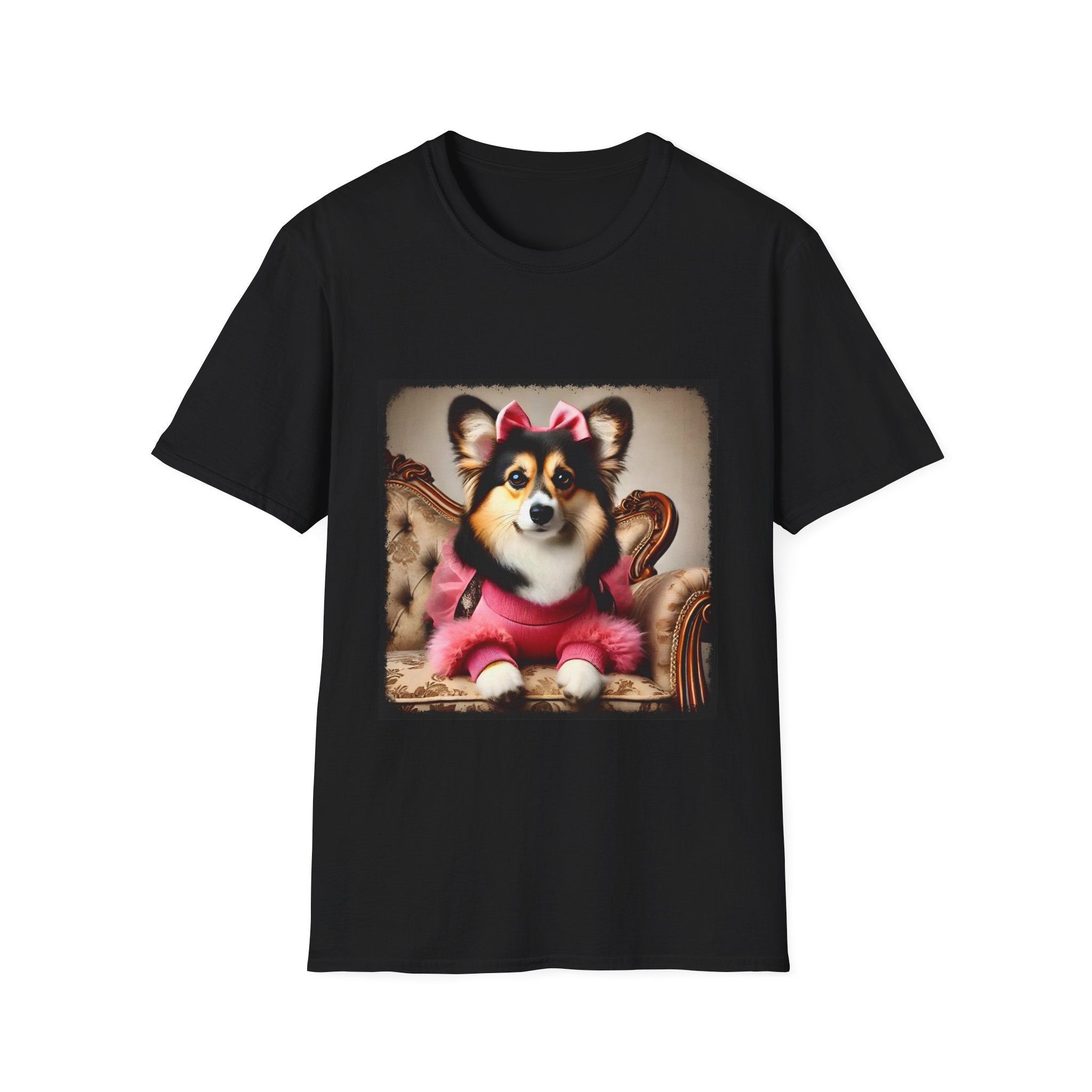 Pembroke Welsh Corgi Pink Luxe | Unisex Dog T-Shirt