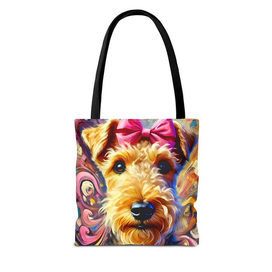 Airedale Terrier Tote Bag | Stunning Swirl Dog Lover Gift