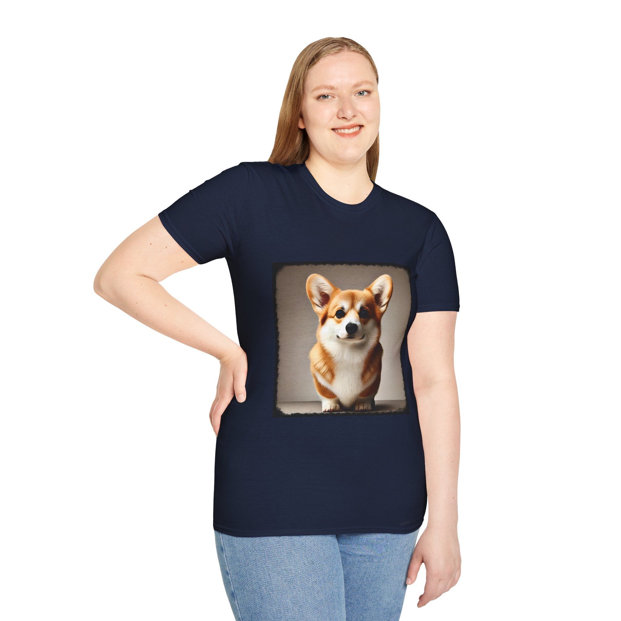 Pembroke Welsh Corgi Poised Pup | Unisex Dog T-Shirt