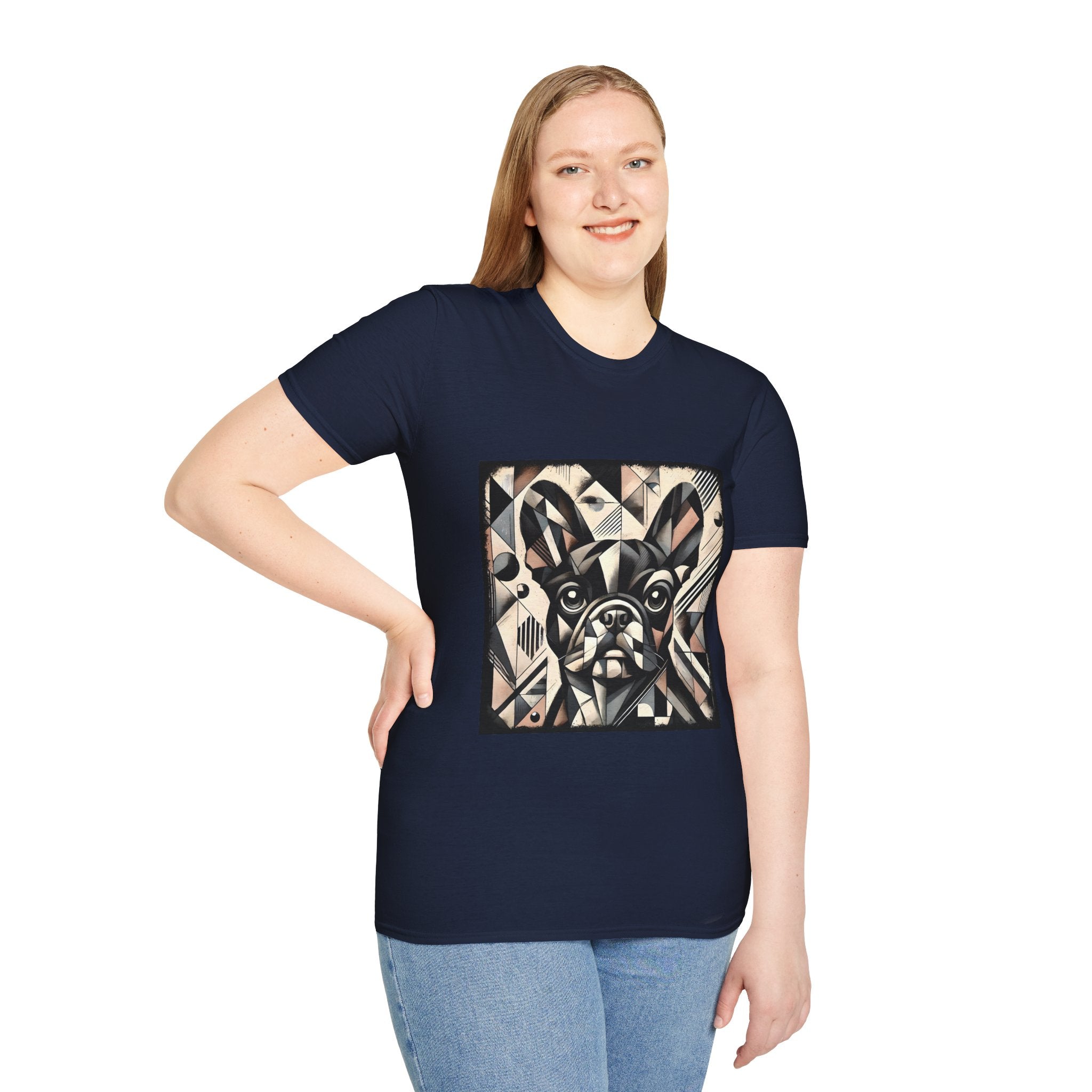 French Bulldog Shirt | Bold Geometric Dog Lover Tee