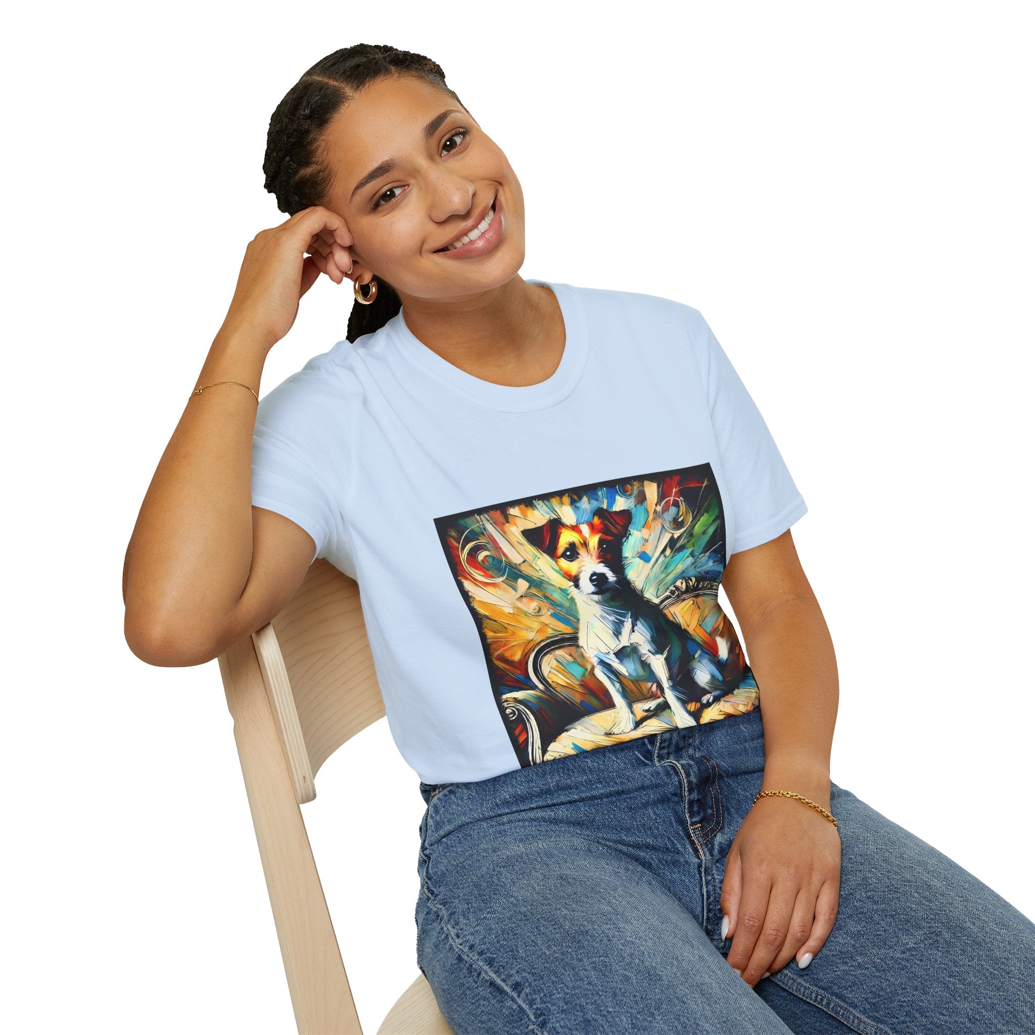 Jack Russell Terrier Multicolored Classic | Unisex Dog T-Shirt