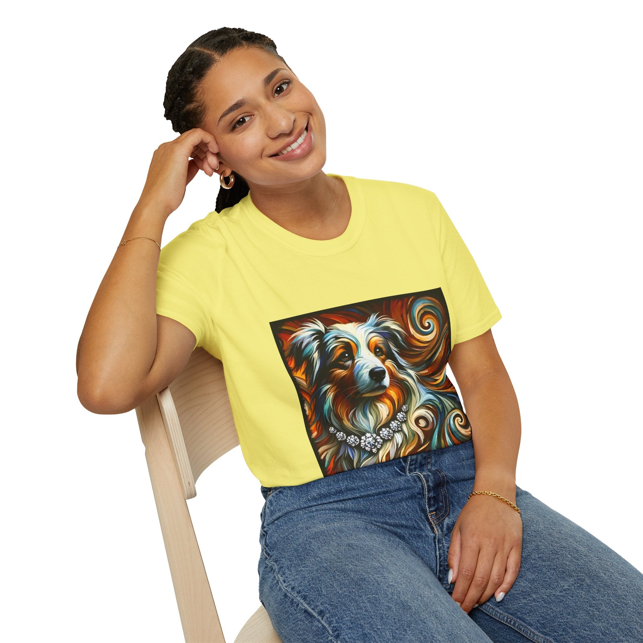 Australian Shepherd Diamond Swirl | Unisex Dog T-Shirt