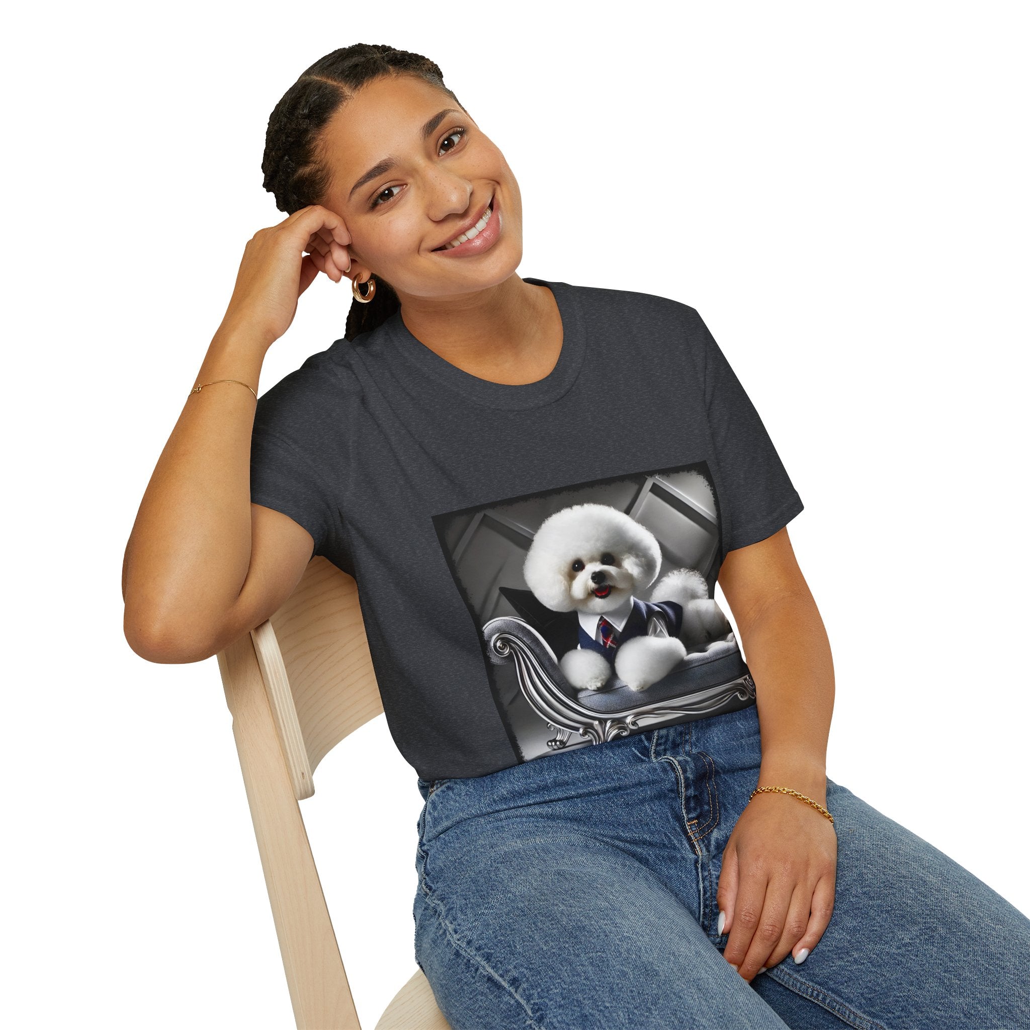 Bichon Frise Tailored Pup | Unisex Dog T-Shirt