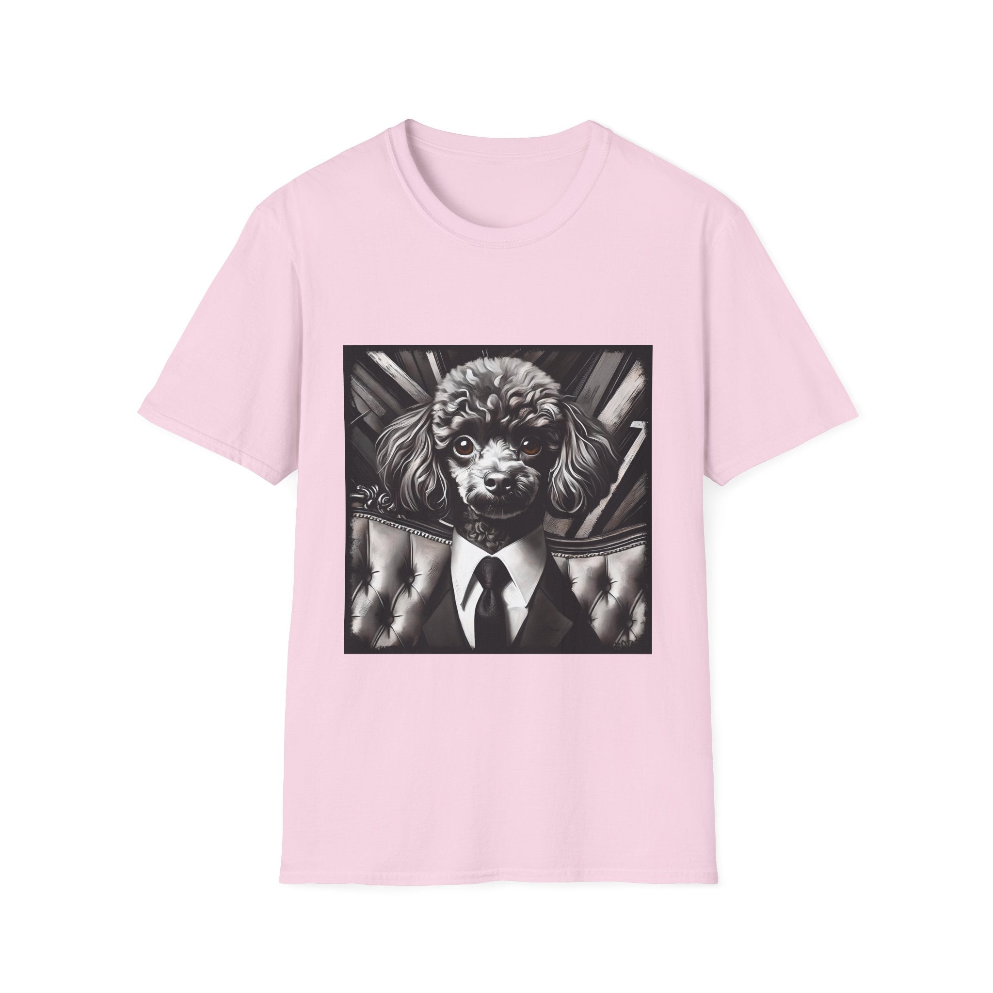 Poodle B&W Bold Eyes | Unisex Dog T-Shirt