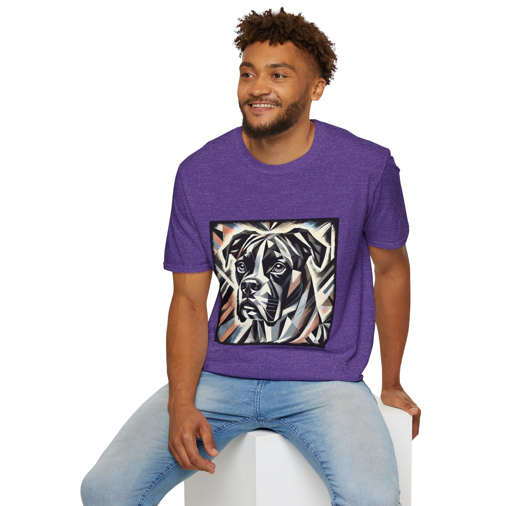Boxer Bold Geometric | Unisex Dog T-Shirt