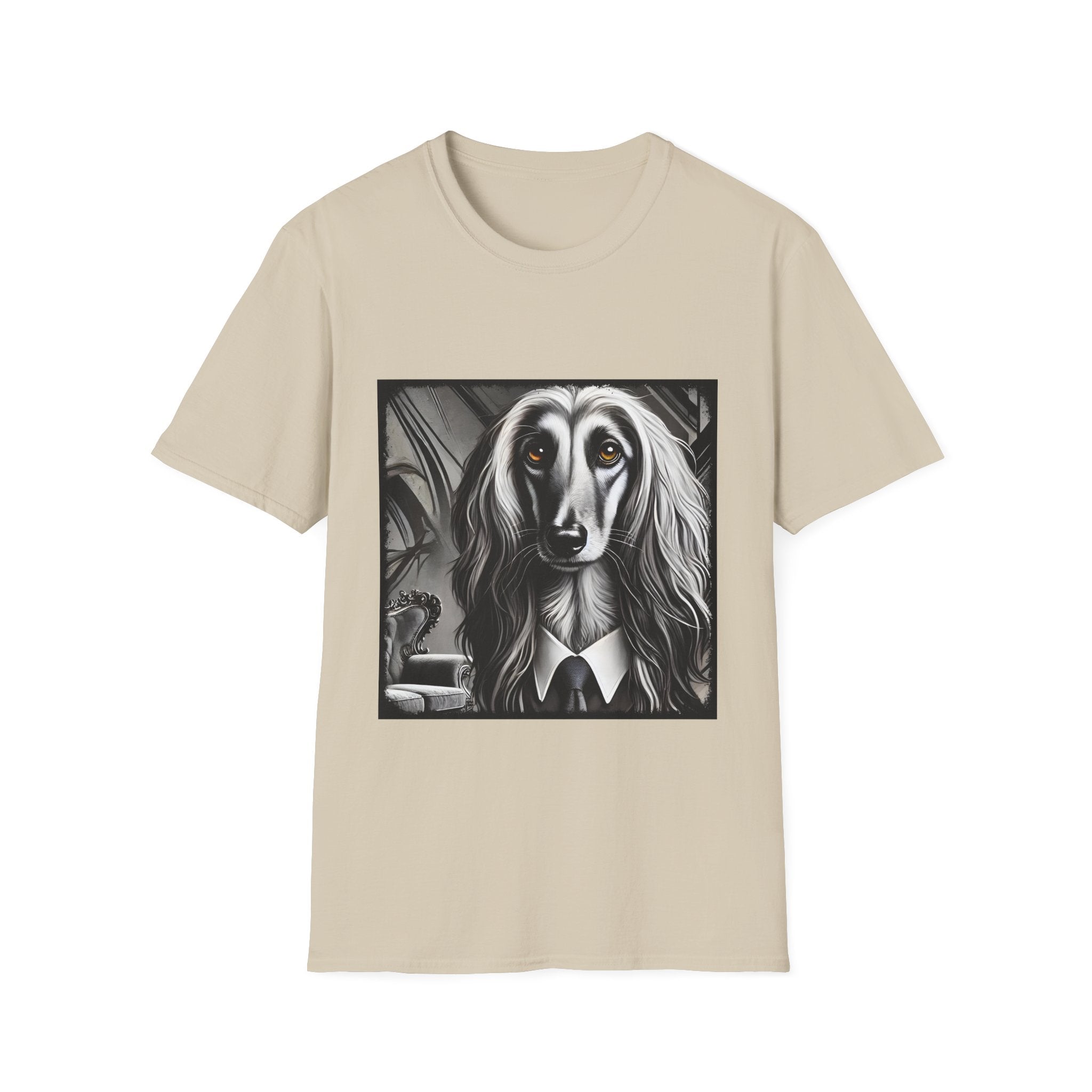 Afghan Hound Shirt | B&W Bold Eyes Dog Lover Tee