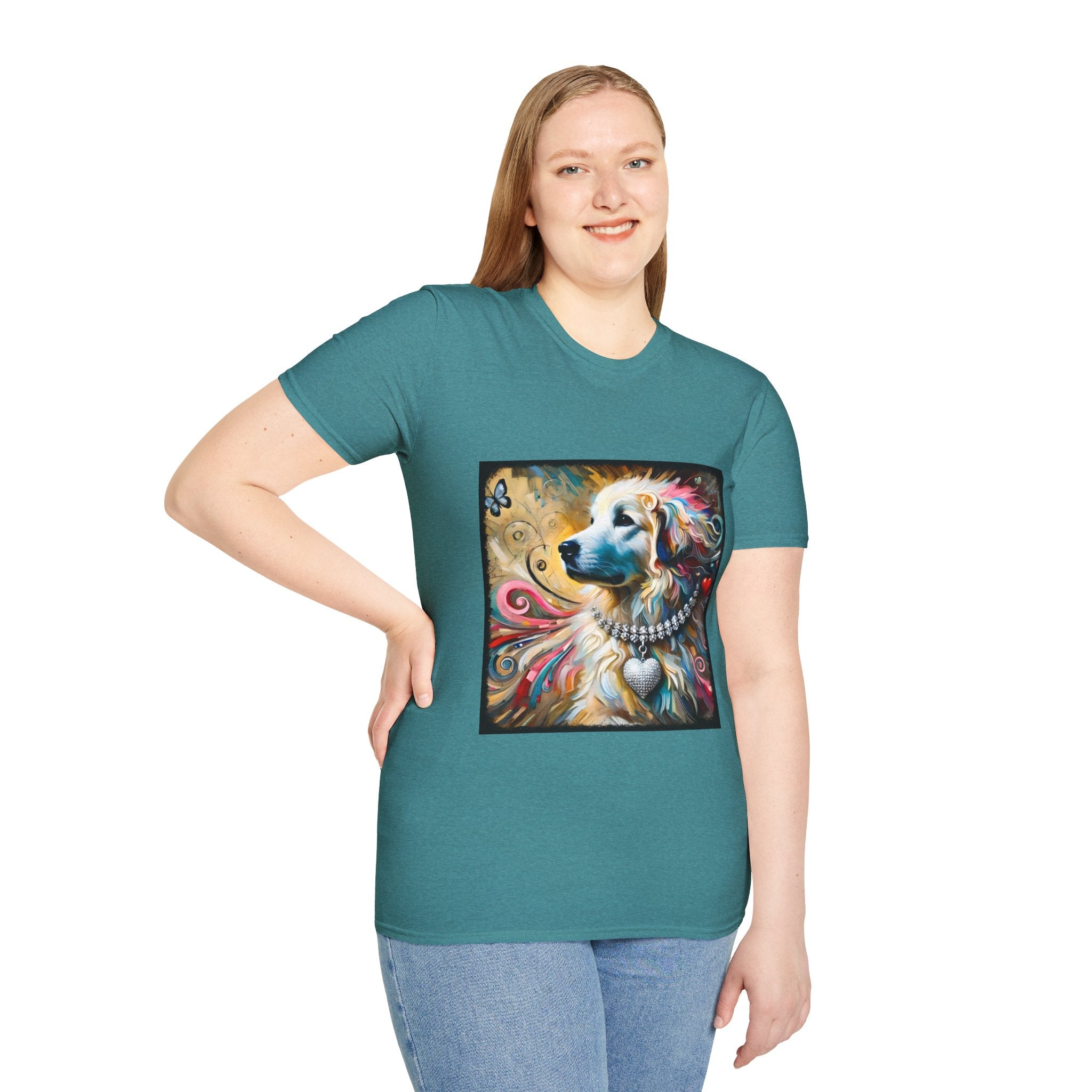 Great Pyrenees Blissful Swirl | Unisex Dog T-Shirt
