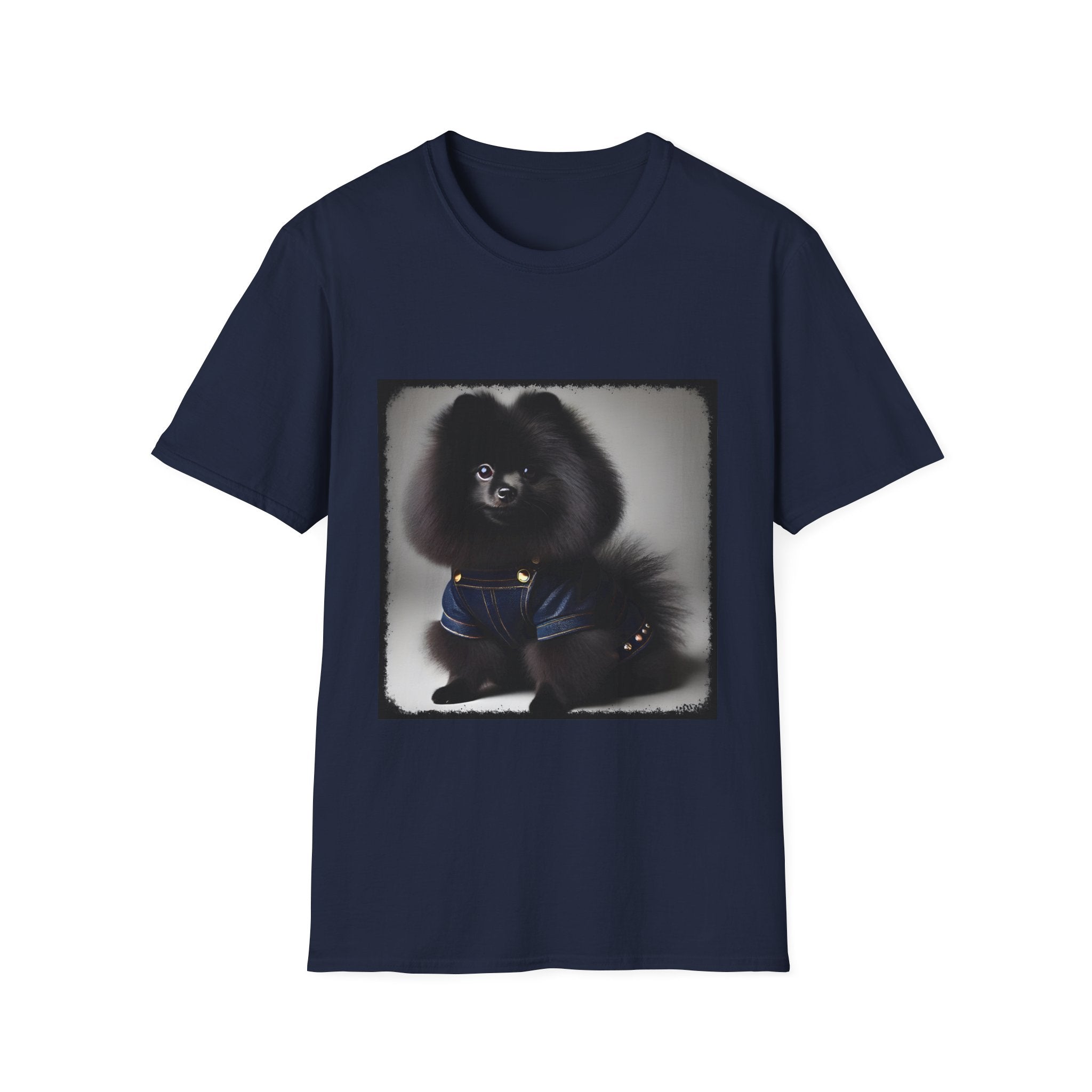 Pomeranian Denim Doll | Unisex Dog T-Shirt