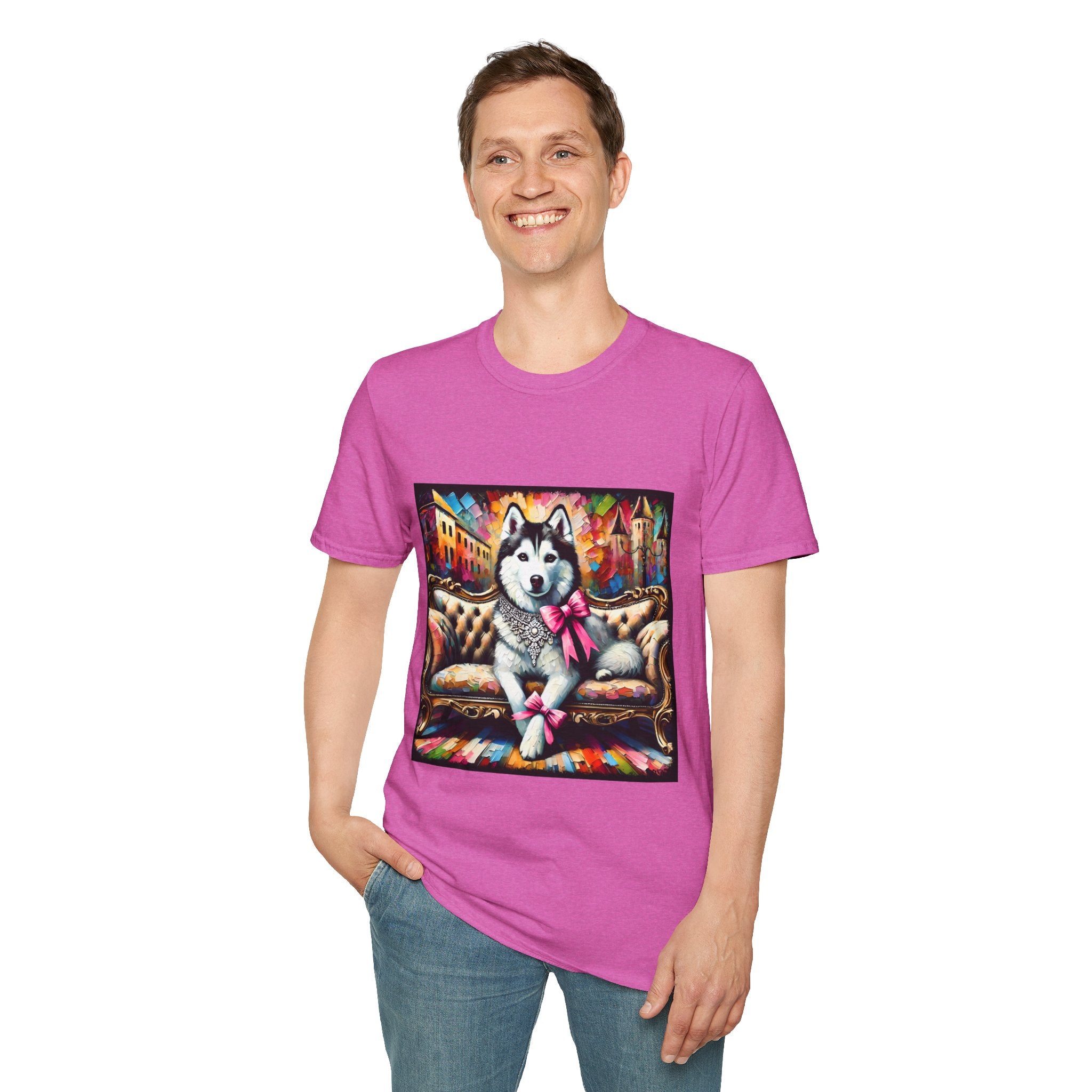 Siberian Husky Diamond Princess Classic | Unisex Dog T-Shirt