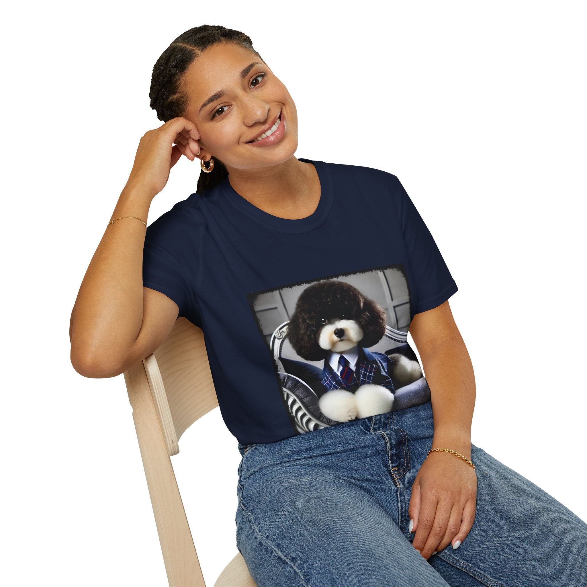 Poodle Dapper Dude| Unisex Dog T-Shirt