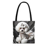 Bichon Frise Tote Bag | Pure Class Dog Lover Gift