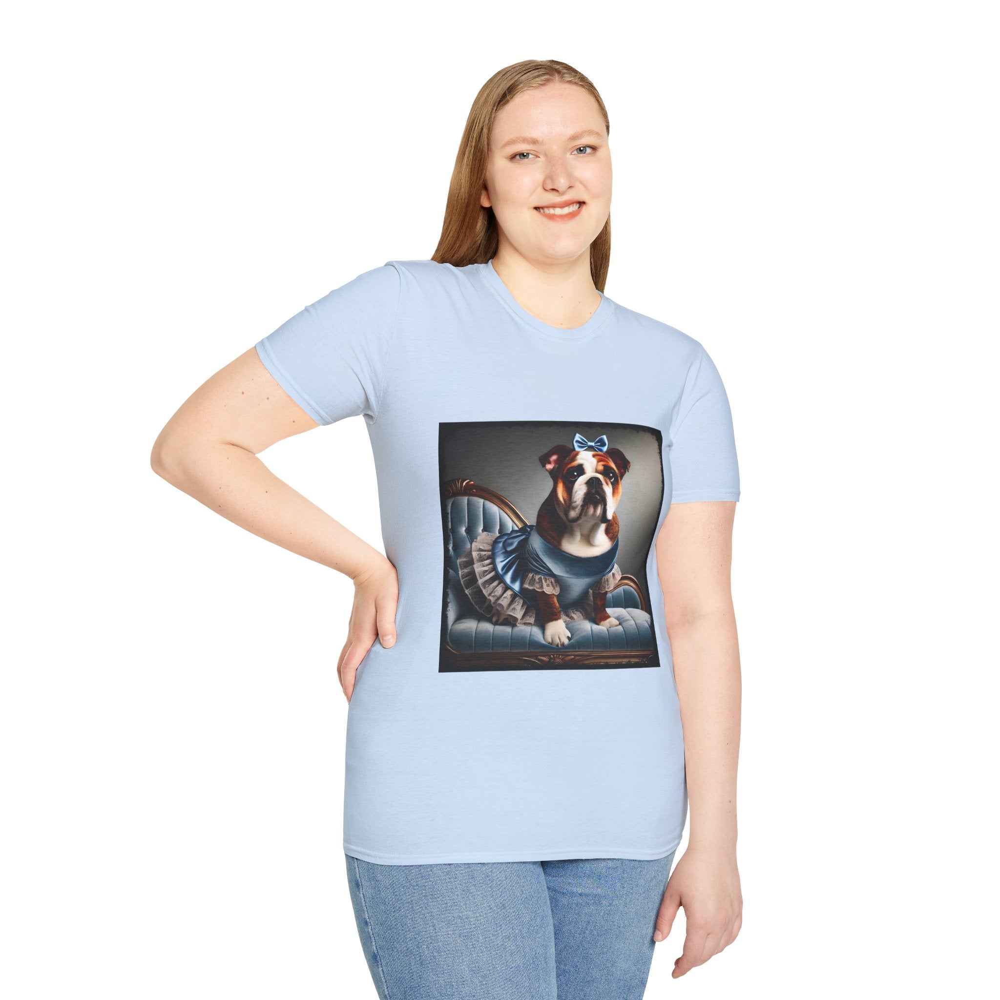 Bulldog Velvet Vixen | Unisex Dog T-Shirt