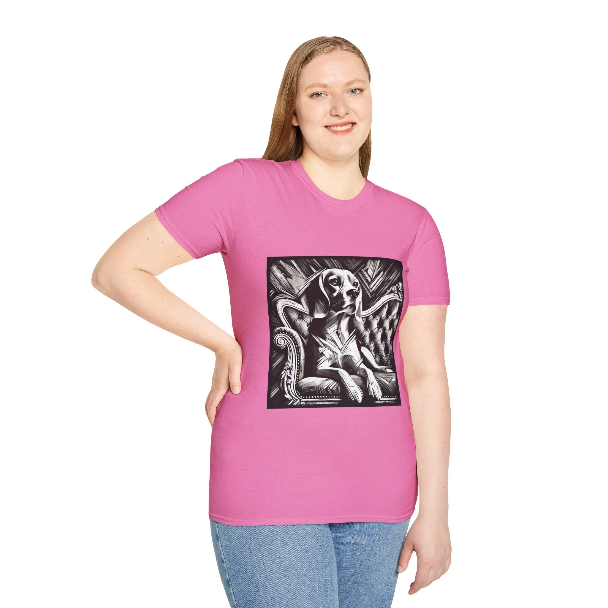 Beagle B&W Bold | Unisex Dog T-Shirt