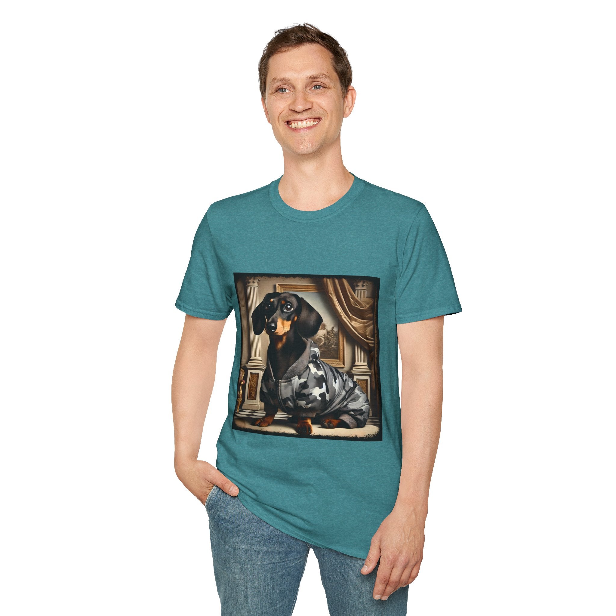 Dachshund Camo Cutie | Unisex Dog T-Shirt