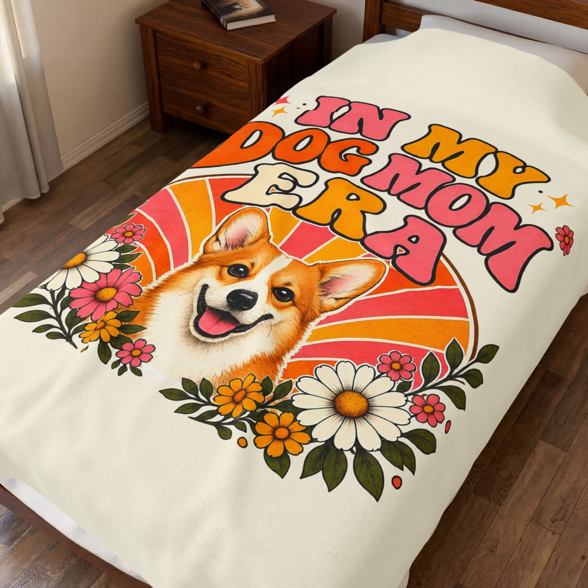 Pembroke Welsh Corgi Blanket | In My Dog Mom Era Dog Lover Gift