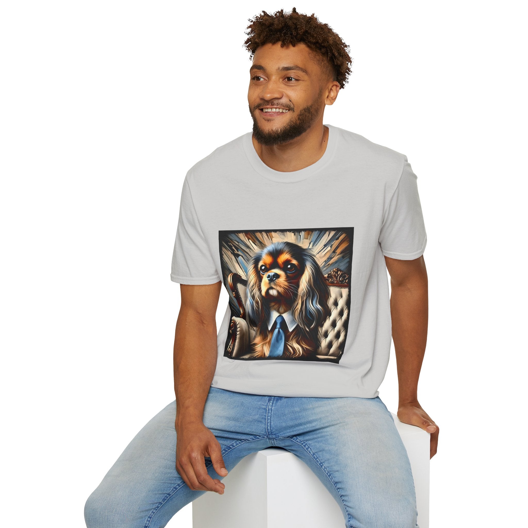 Cavalier King Charles Spaniel  Suave Icon | Unisex Dog T-Shirt