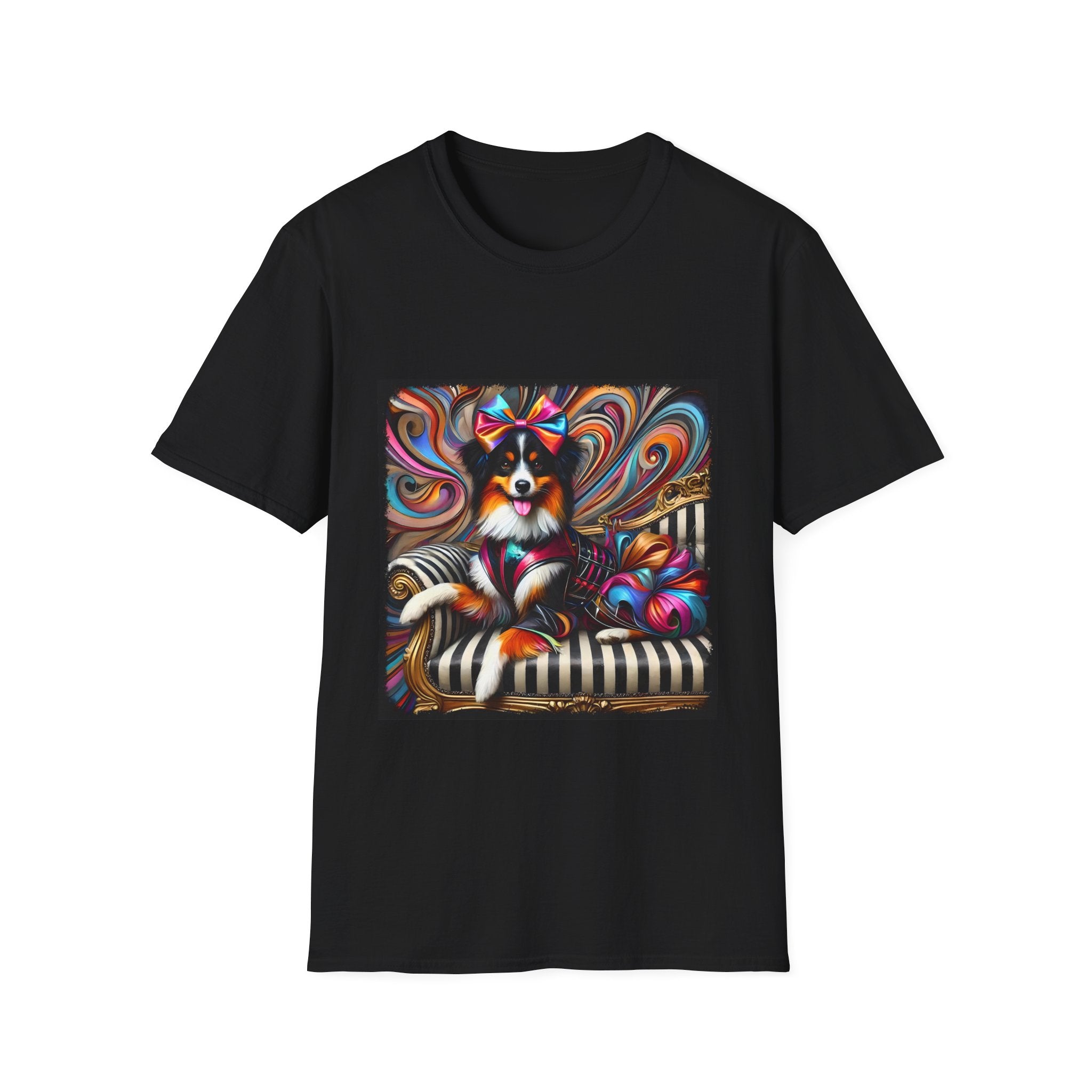Australian Shepherd Bold Glam Rocker | Unisex Dog T-Shirt