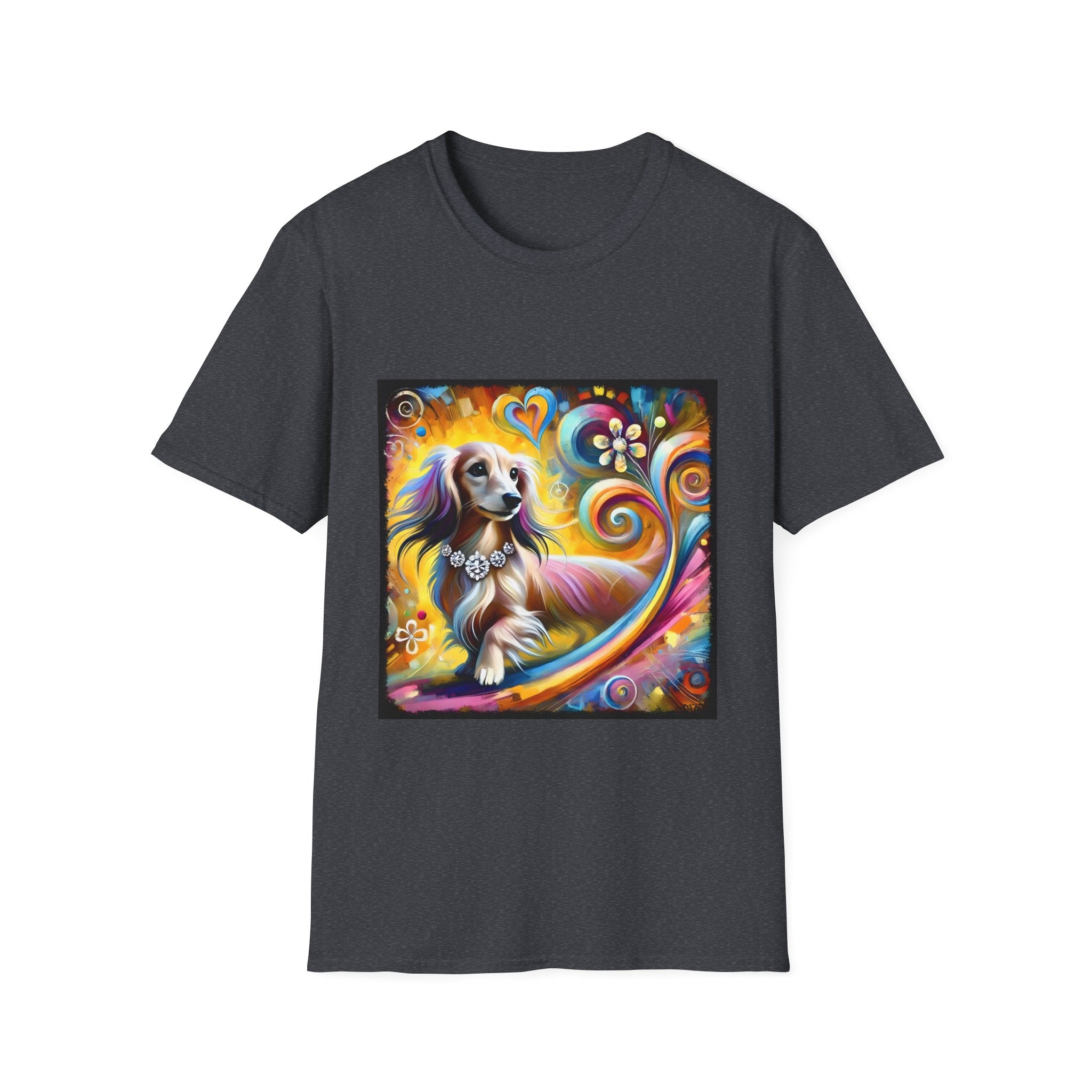 Dachshund Bold Diamond Swirl | Unisex Dog T-Shirt