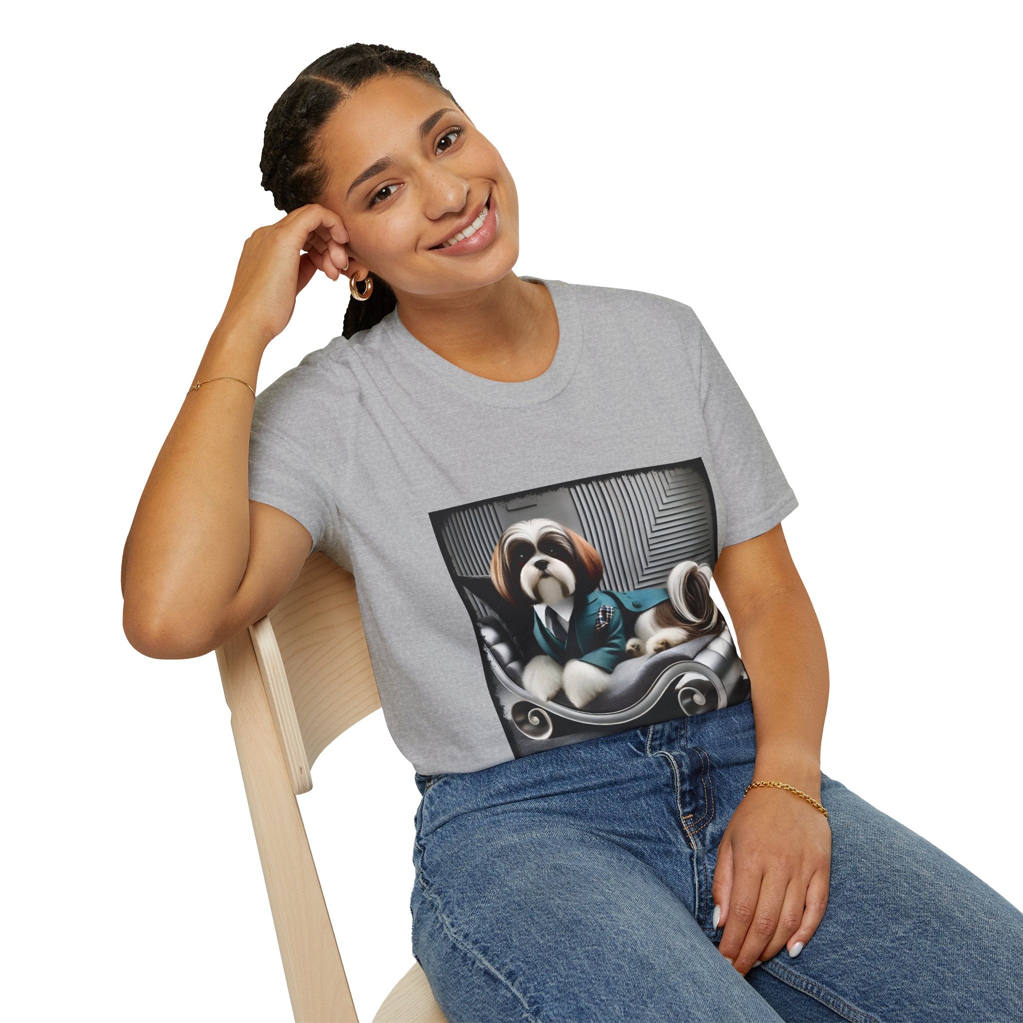 Shih Tzu Sharp Gent | Unisex Dog T-Shirt