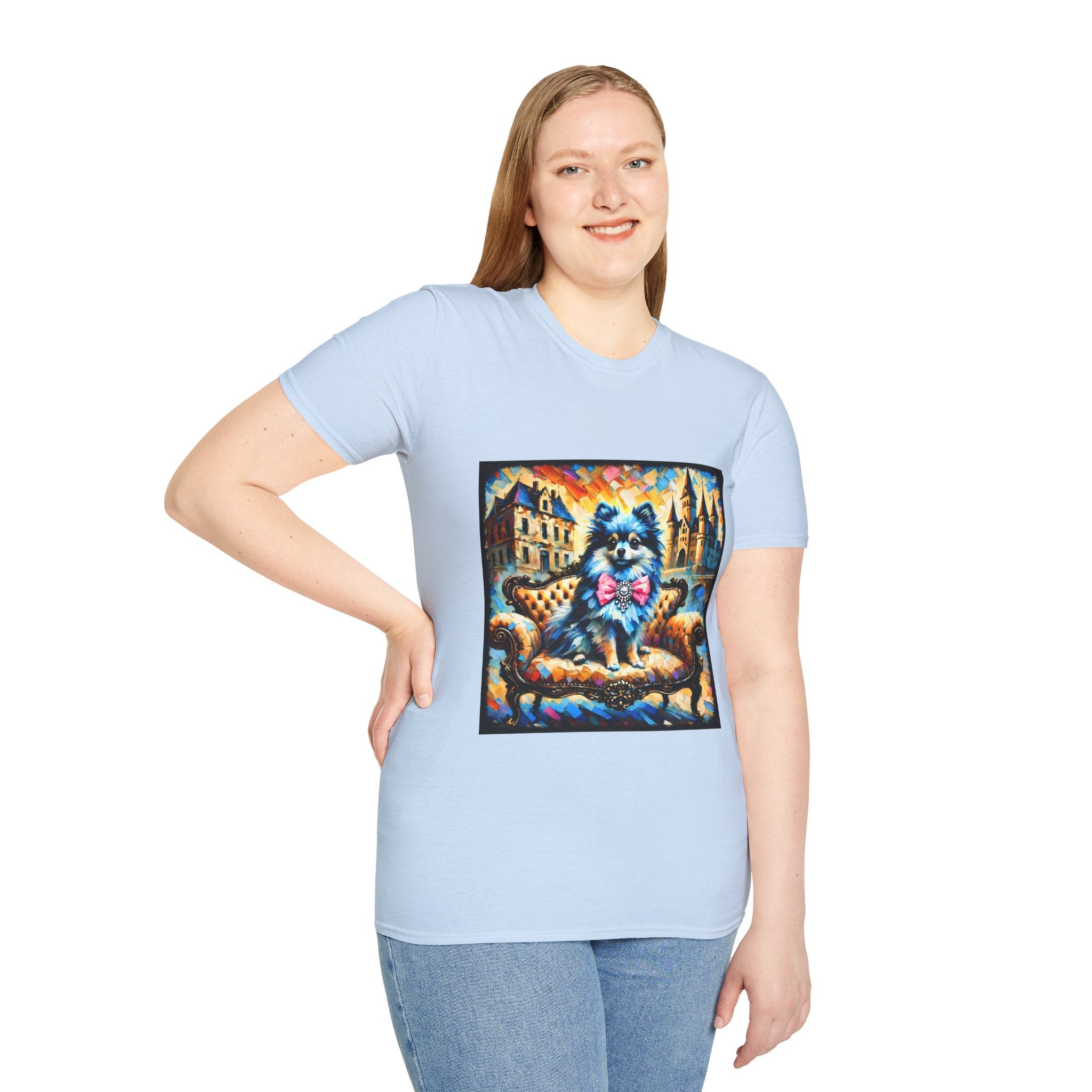 Pomeranian Blue Diamond Classic | Unisex Dog T-Shirt