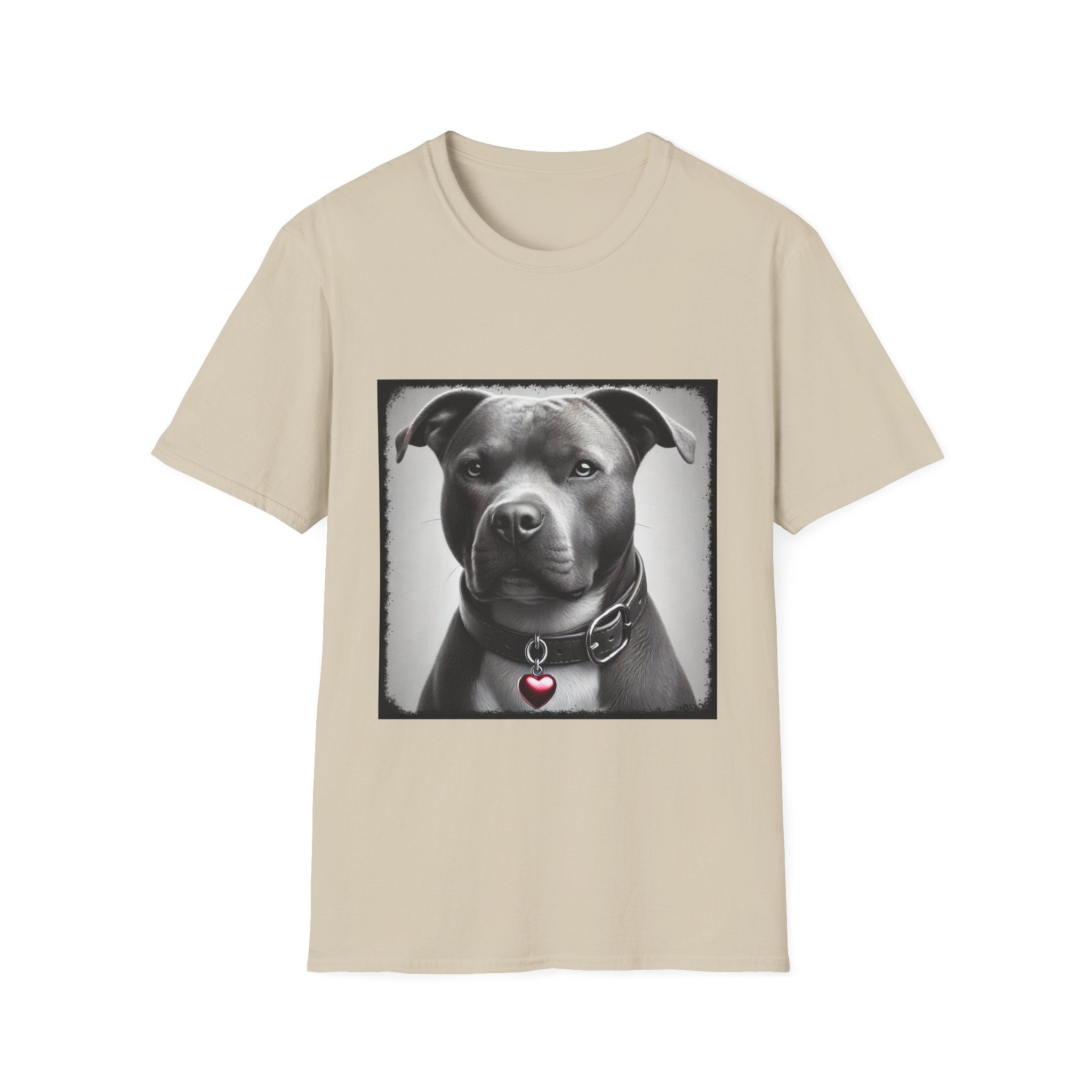 American Pit Bull Terrier Shirt | Heart Charm Dog Lover Tee