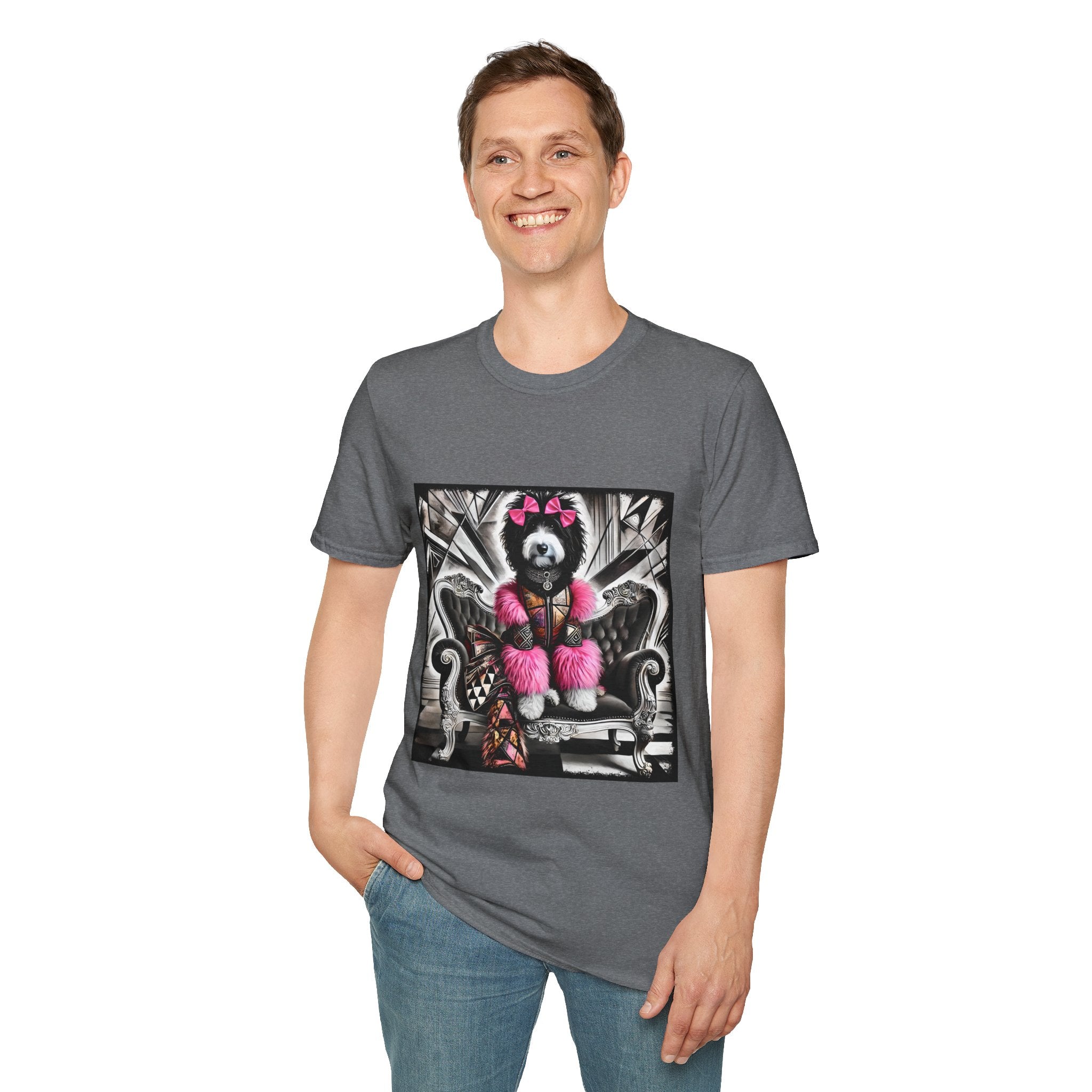 Bernedoodle Bold Rock | Unisex Dog T-Shirt