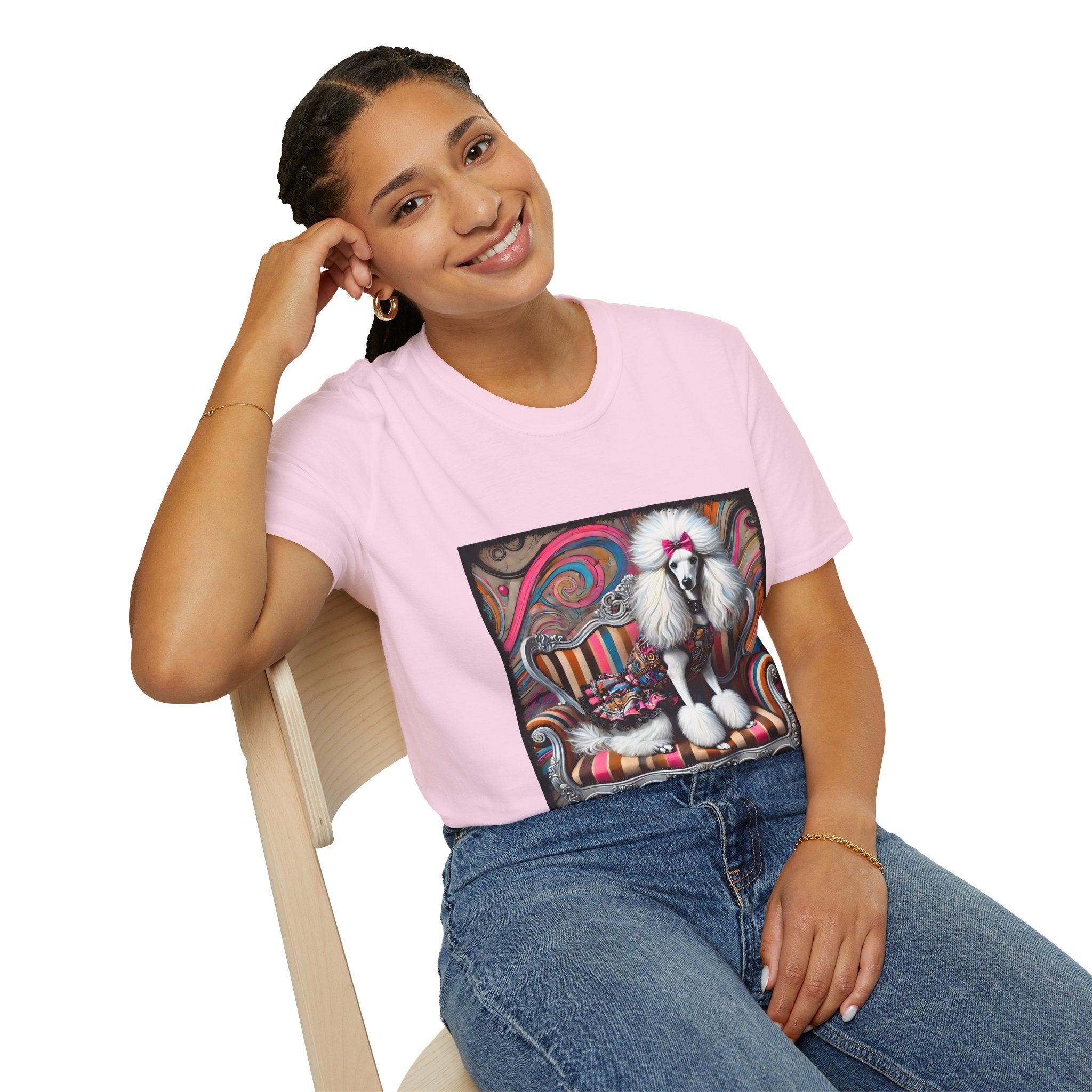 Poodle Chic Rocker | Unisex Dog T-Shirt