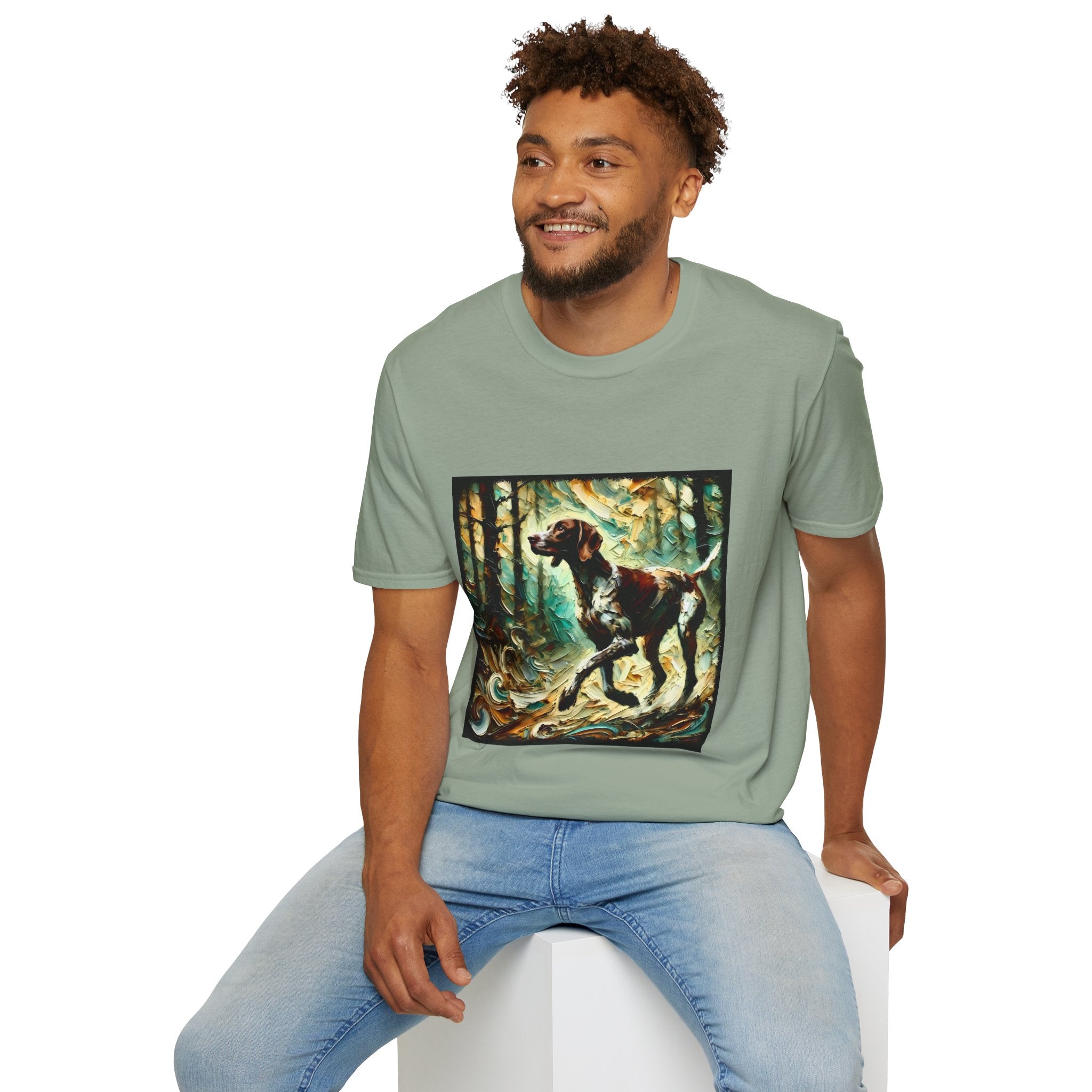 German Shorthaired Pointer Woodland Classic | Unisex Dog T-Shirt