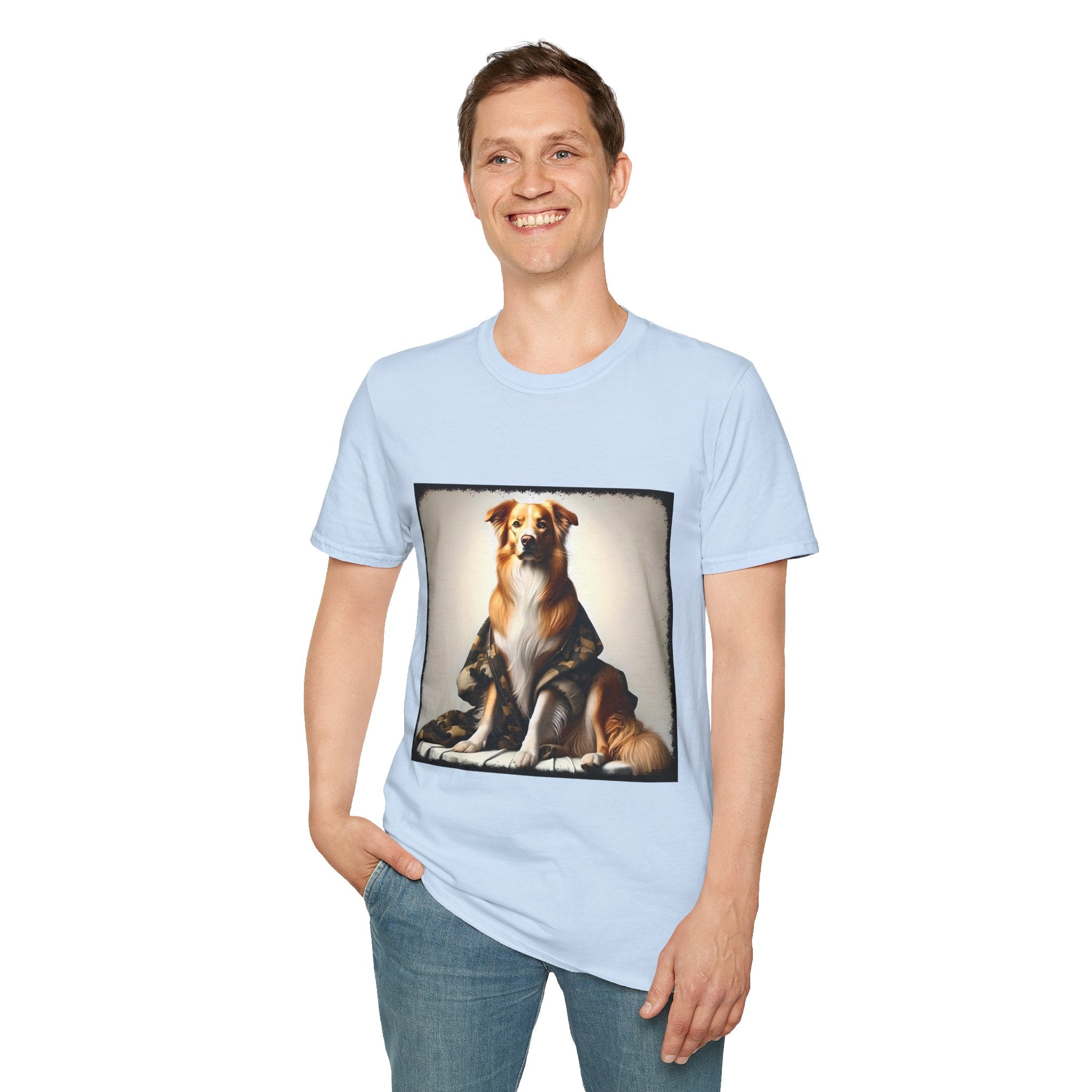 Border Collie Chic Camo  | Unisex Dog T-Shirt