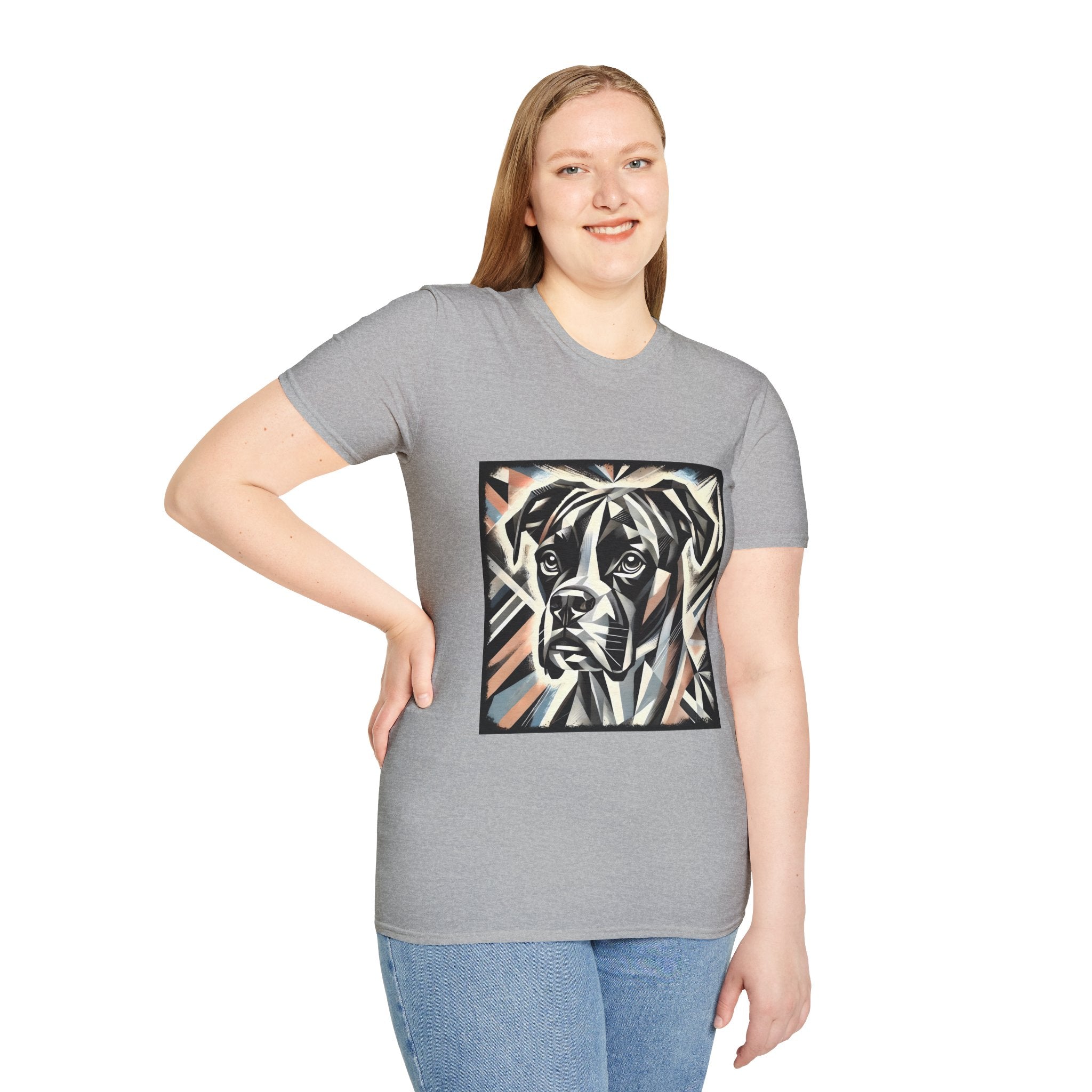 Boxer Bold Geometric | Unisex Dog T-Shirt