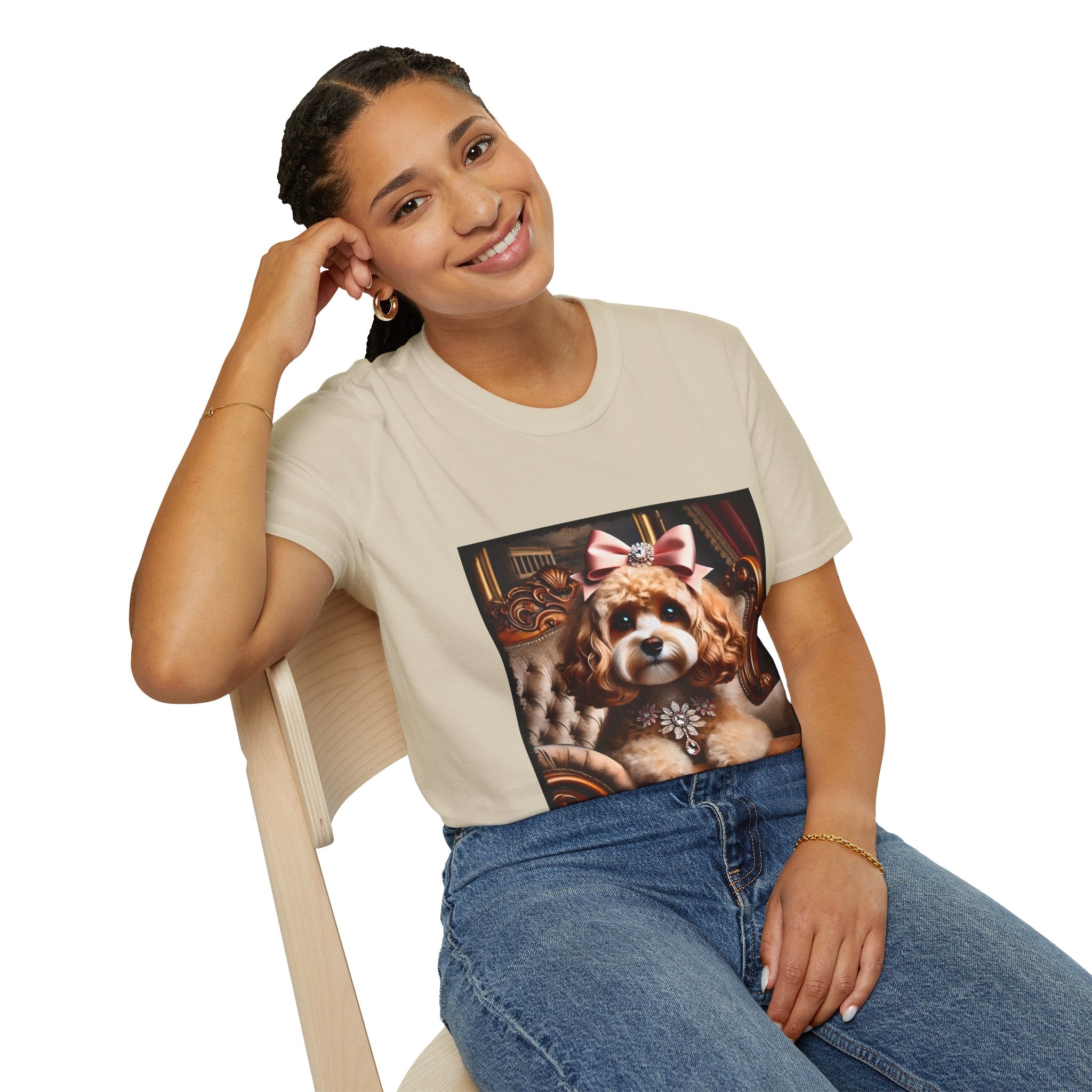 Cavapoo Diamond Diva | Unisex Dog T-Shirt
