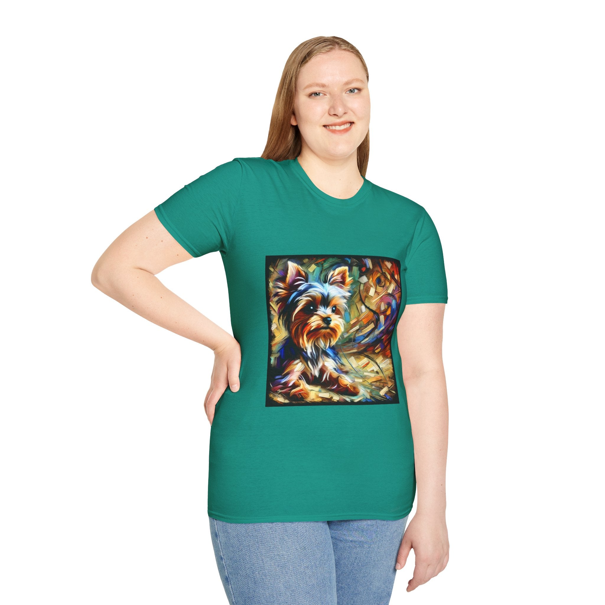 Yorkshire Terrier Multicolored Classic | Unisex Dog T-Shirt