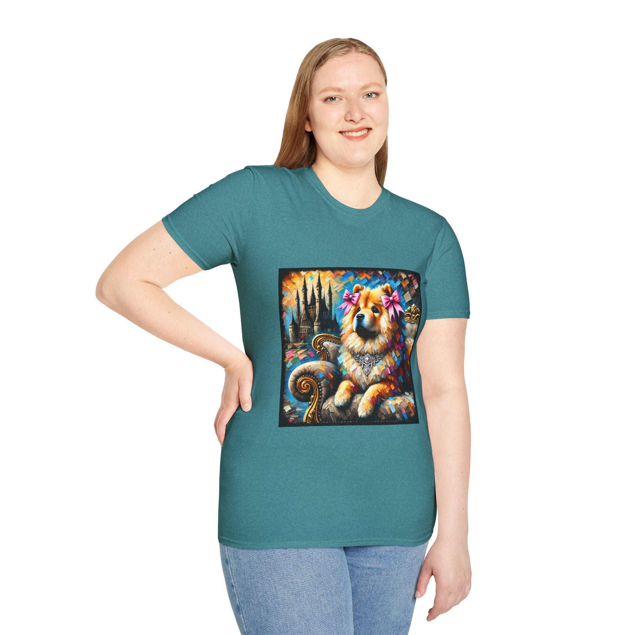 Chow Chow Diamond Princess Classic | Unisex Dog T-Shirt