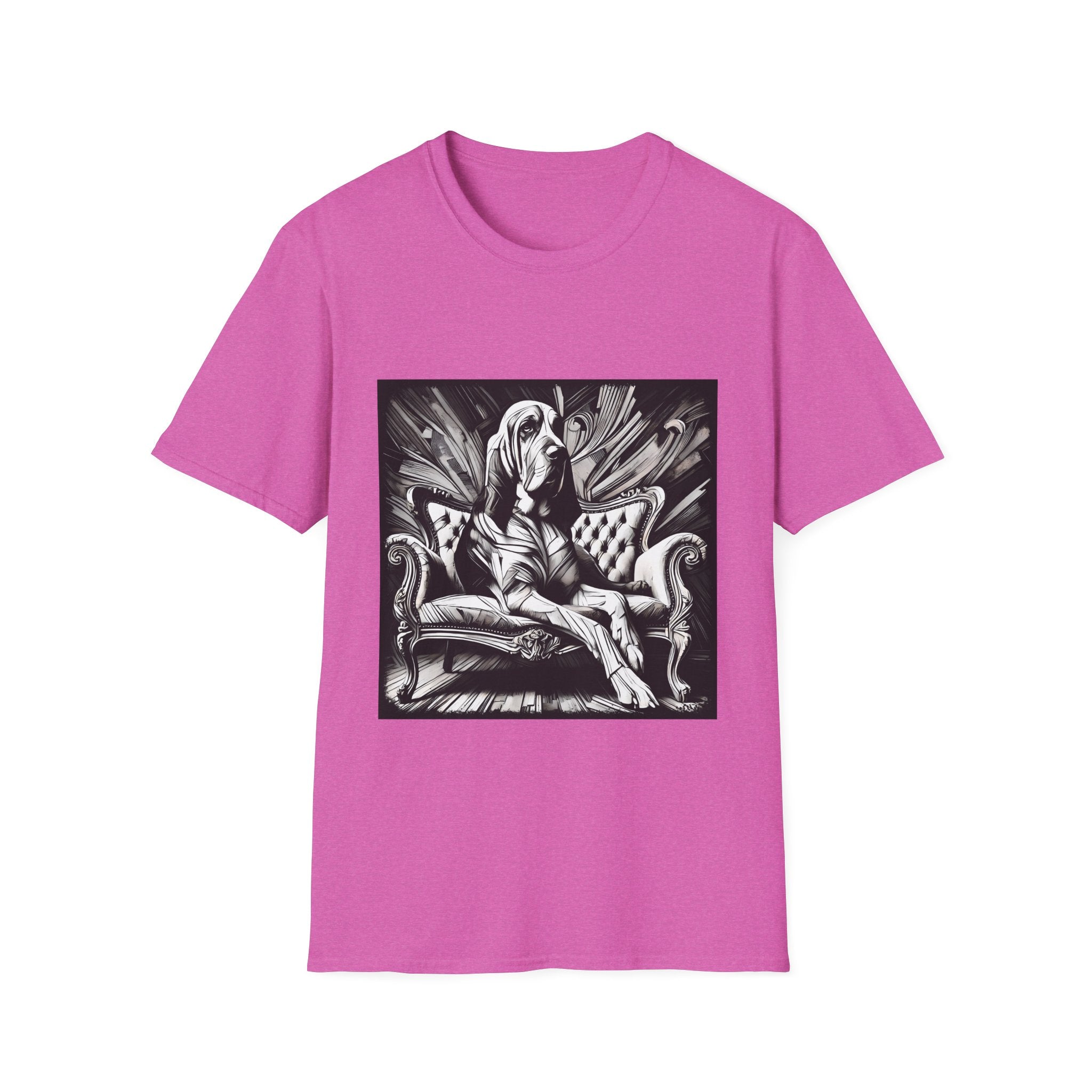 Bloodhound B&W Bold | Unisex Dog T-Shirt