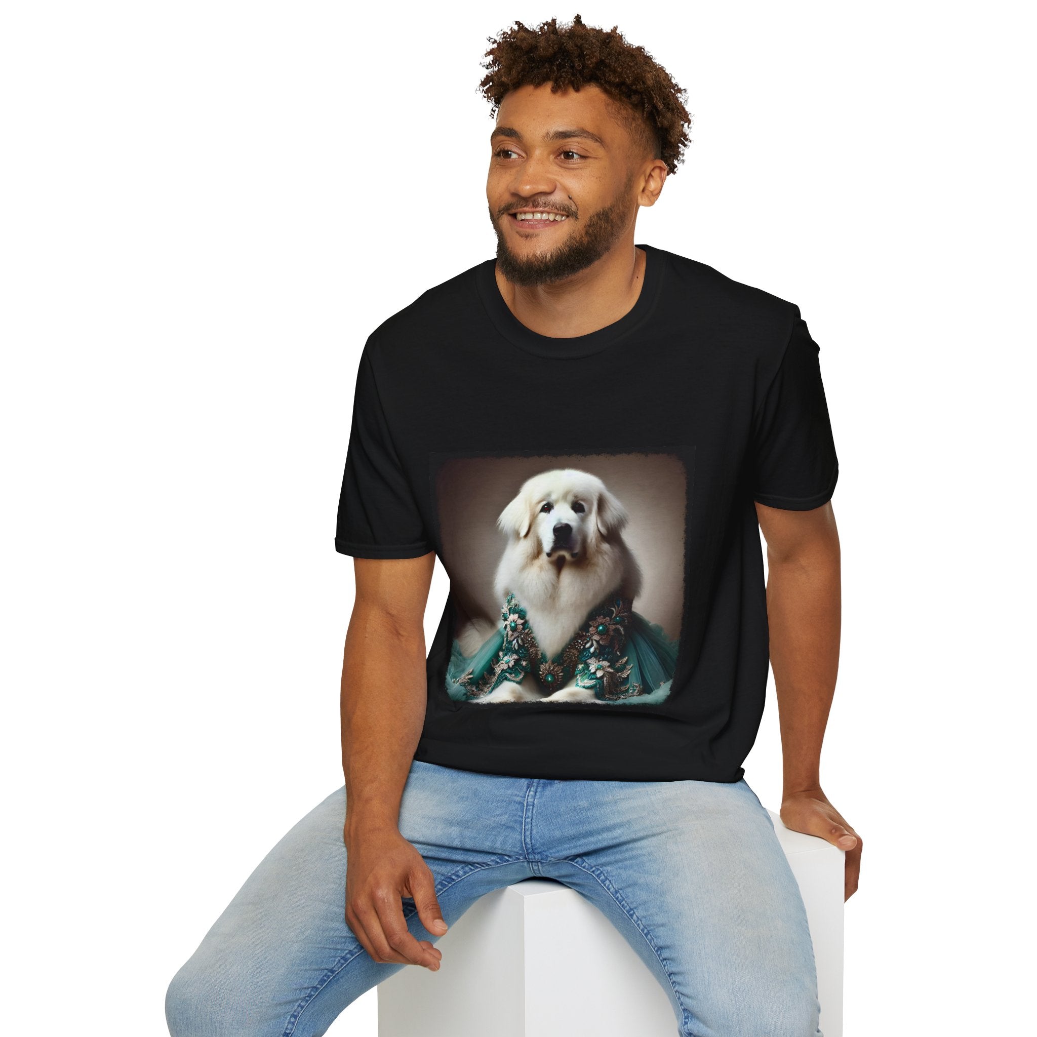 Great Pyrenees Elegant Doll | Unisex Dog T-Shirt