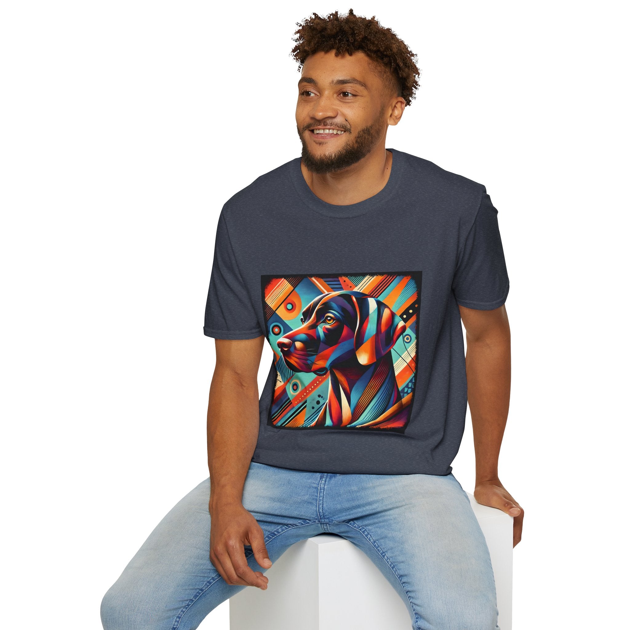 German Shorthaired Pointer Bold Geometric | Unisex Dog T-Shirt