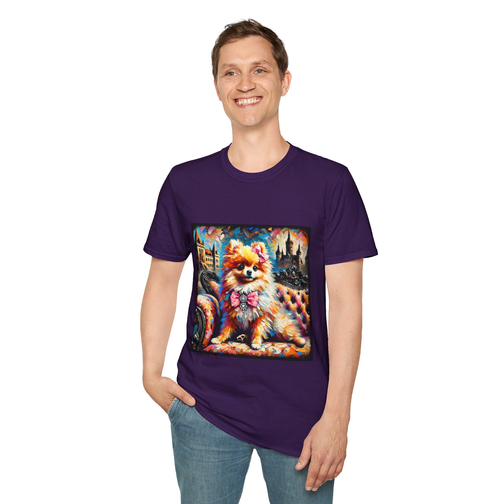 Pomeranian Diamond Princess Classic  | Unisex Dog T-Shirt