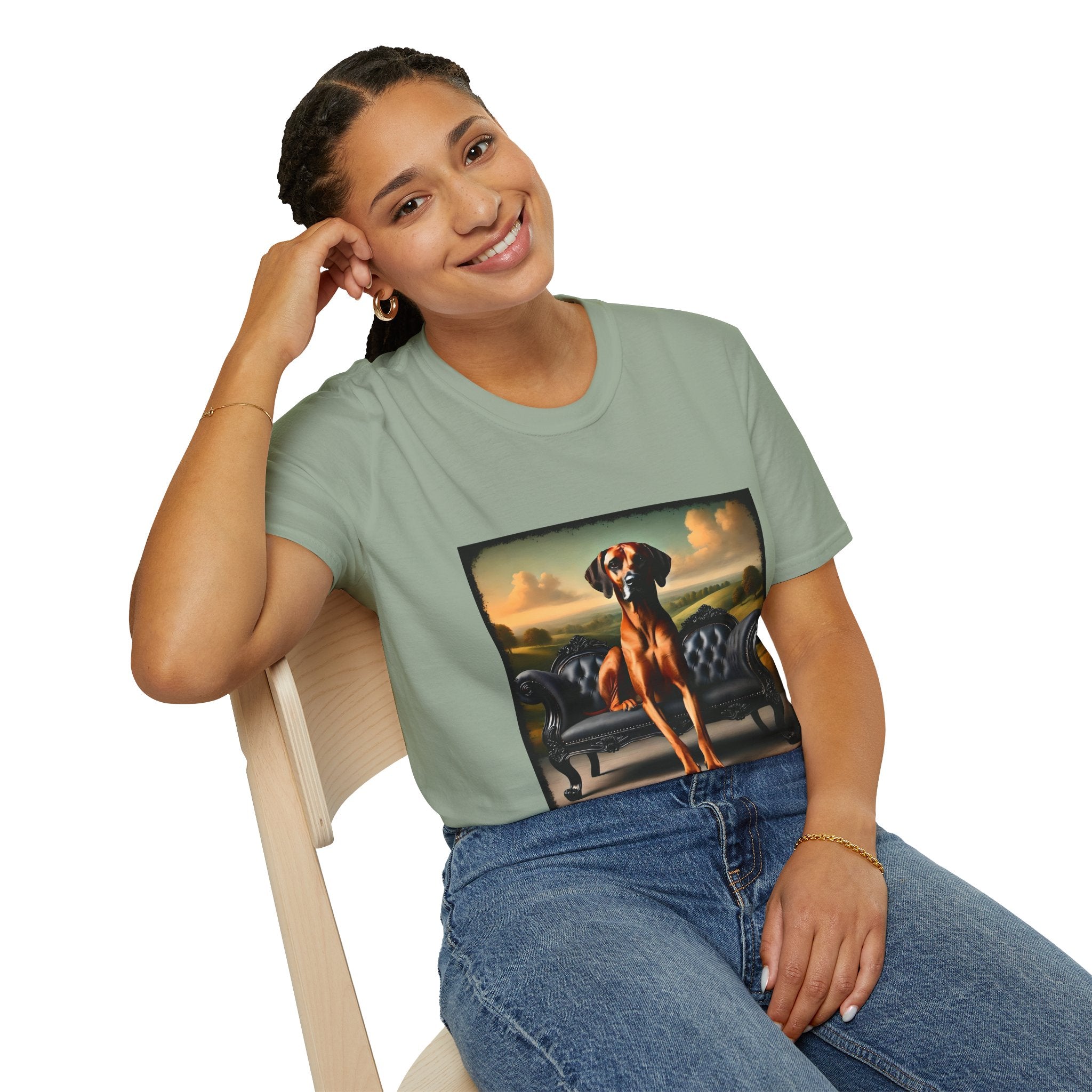 Rhodesian Ridgeback Portrait | Unisex Dog T-Shirt