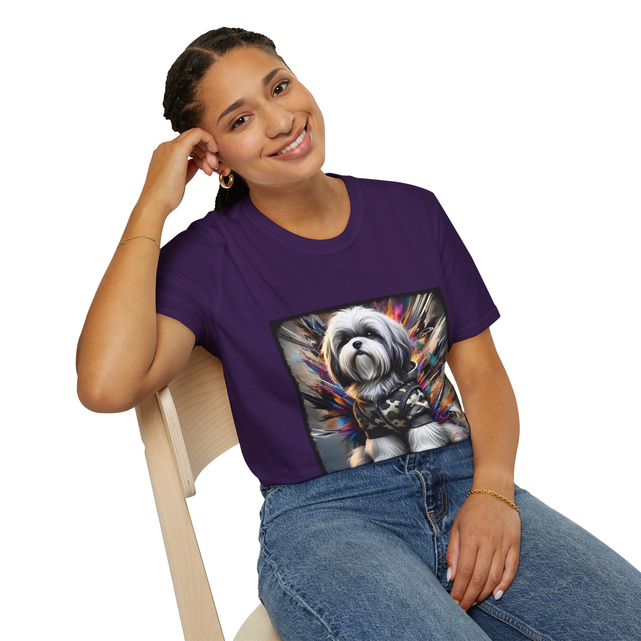 Shih Tzu Bold Camo Classic | Unisex Dog T-Shirt